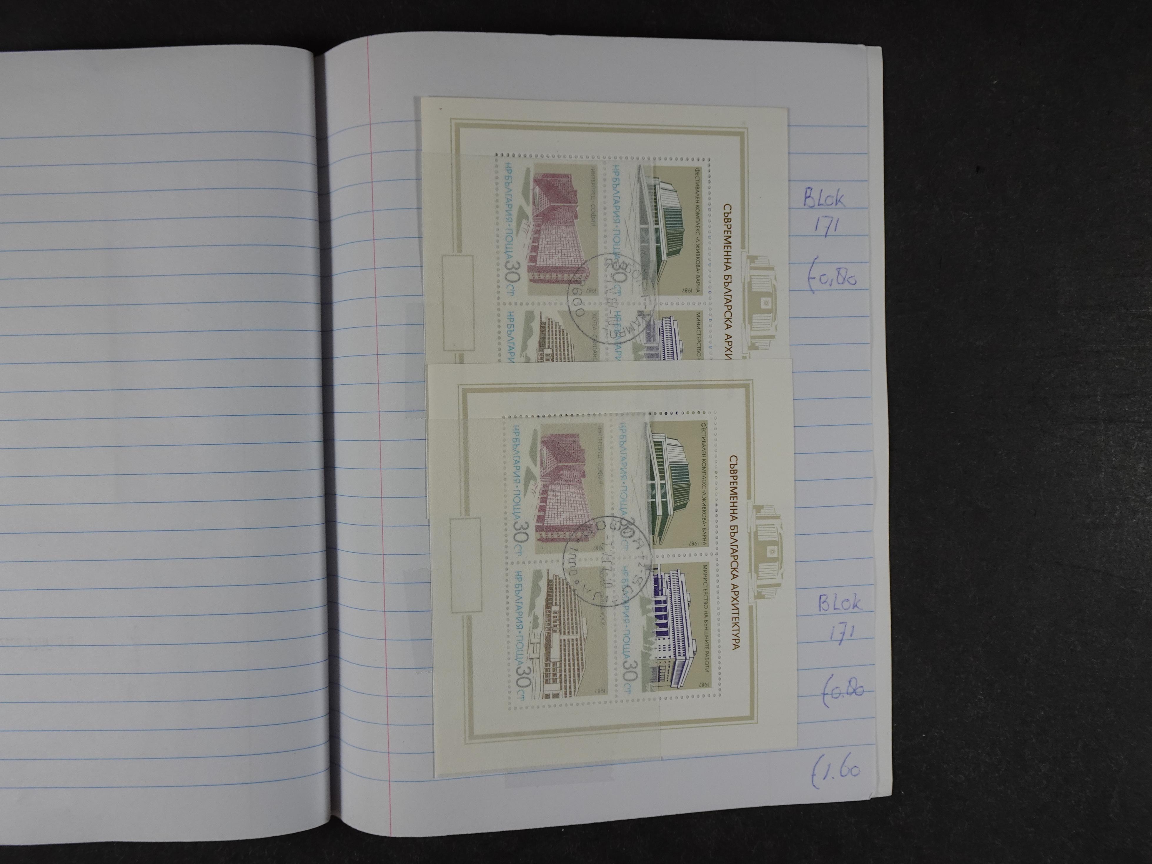 Mooie partij gelopen Rondzendboekjes.
Veel postfris.
Enorme restwaarde 863