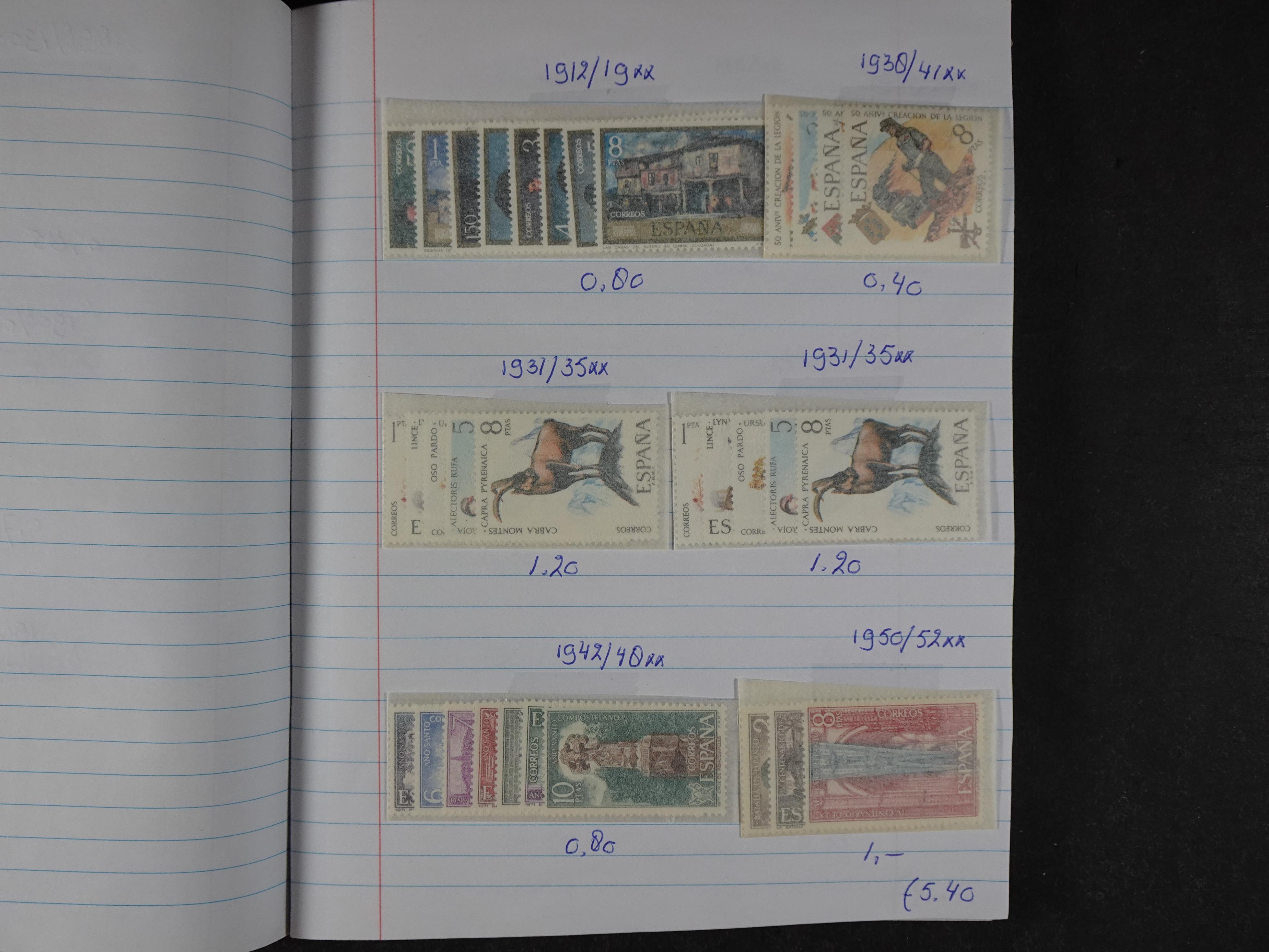 Mooie partij gelopen Rondzendboekjes.
Veel postfris.
Enorme restwaarde 871