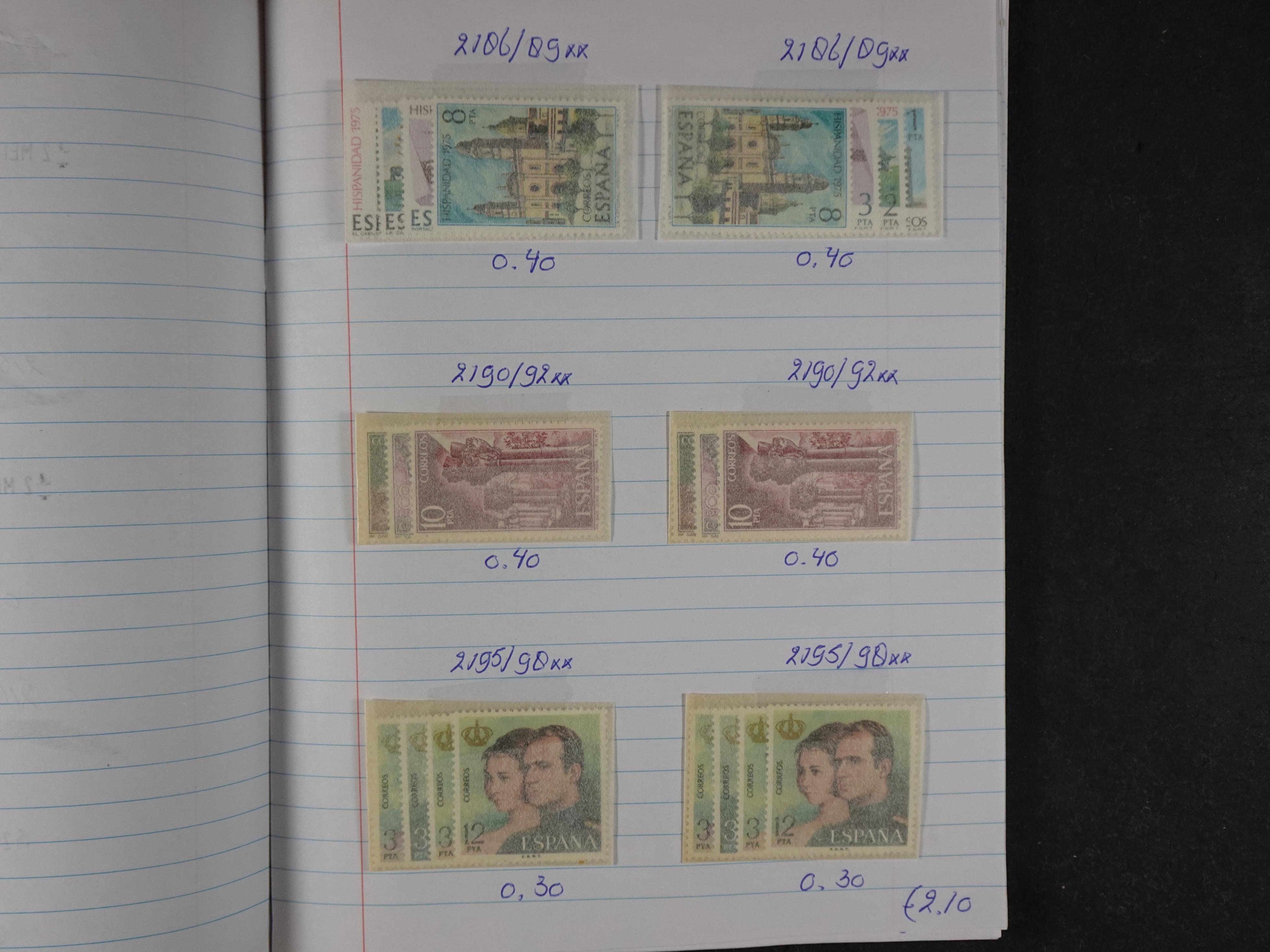 Mooie partij gelopen Rondzendboekjes.
Veel postfris.
Enorme restwaarde 881