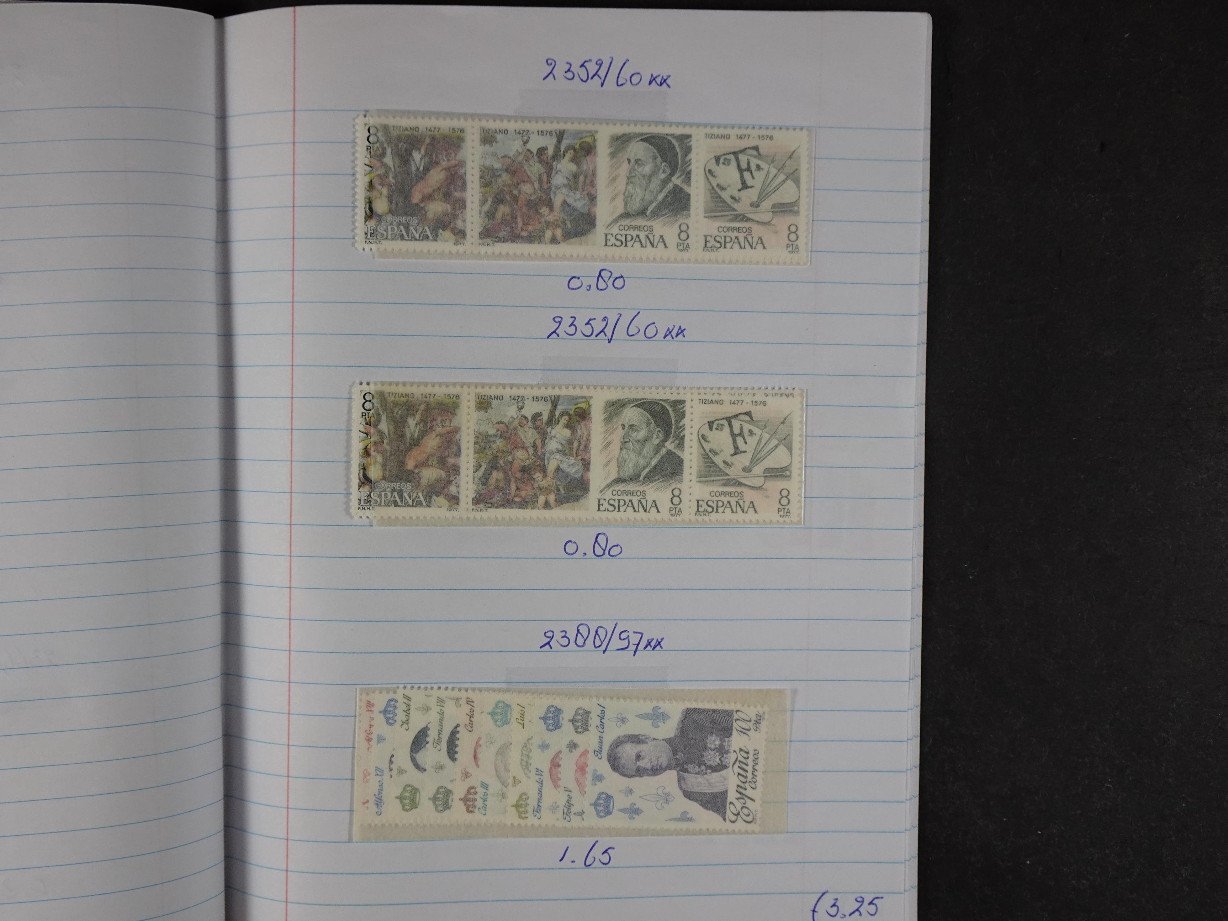 Mooie partij gelopen Rondzendboekjes.
Veel postfris.
Enorme restwaarde 888