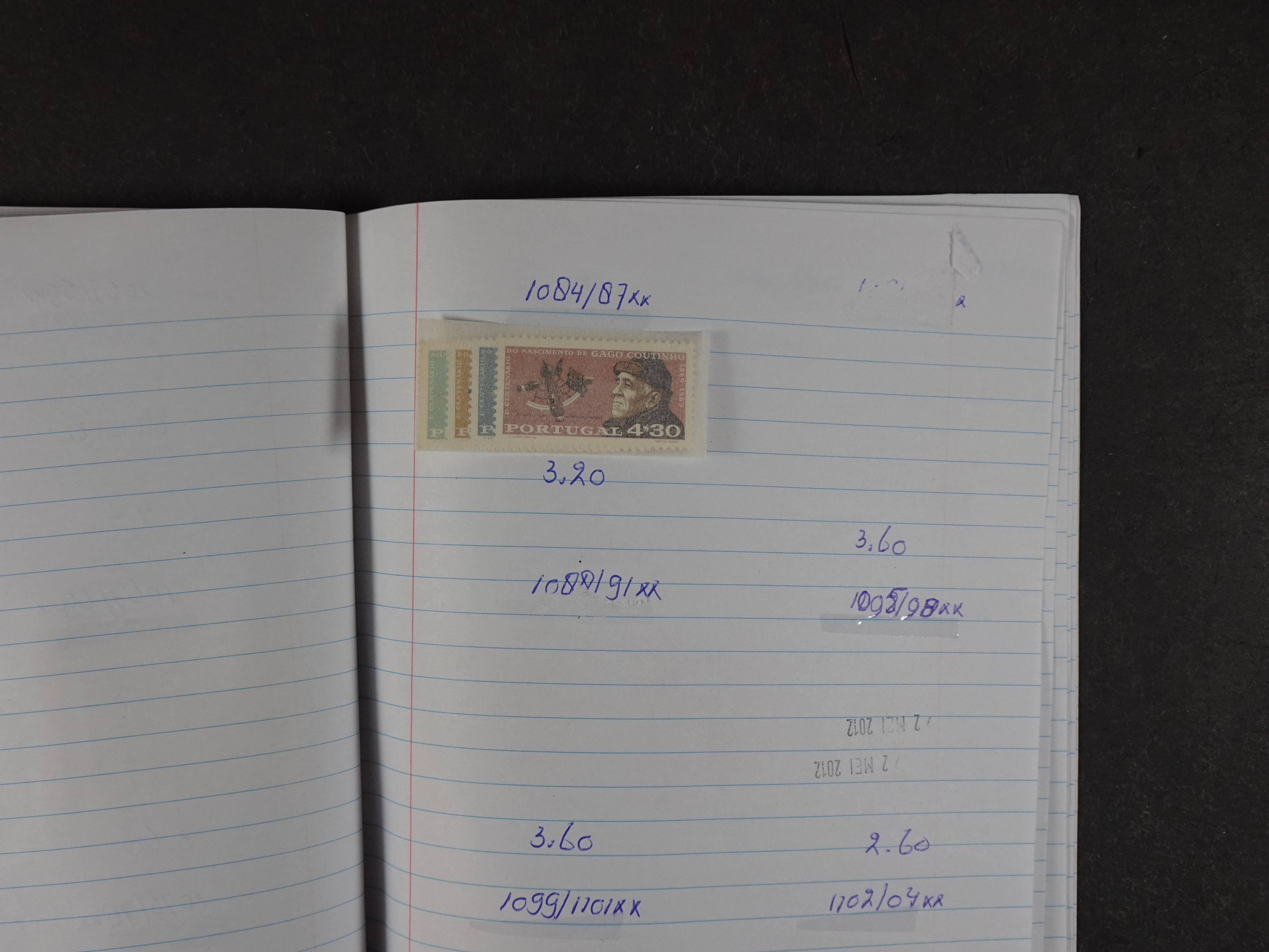 Mooie partij gelopen Rondzendboekjes.
Veel postfris.
Enorme restwaarde 897