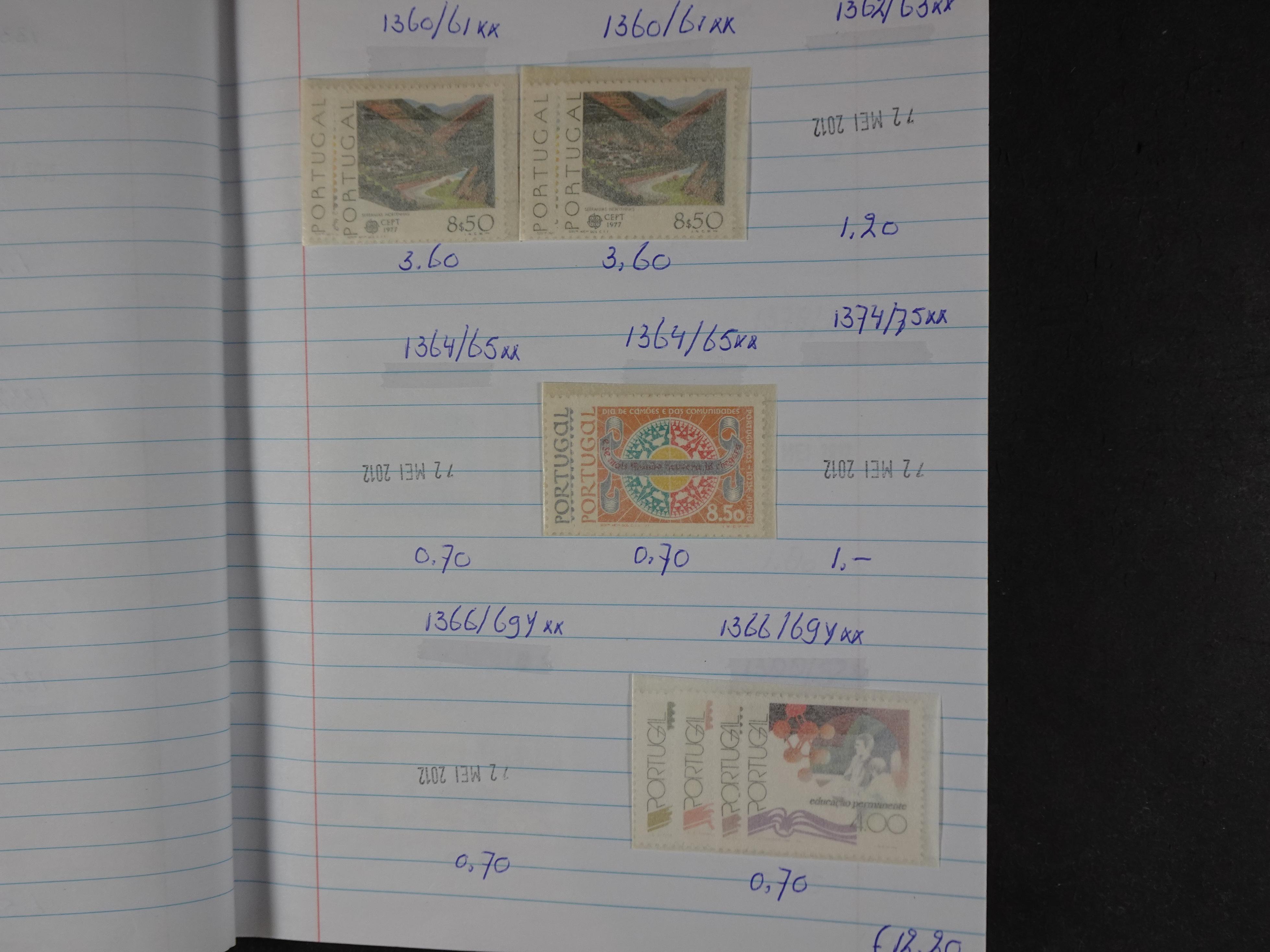 Mooie partij gelopen Rondzendboekjes.
Veel postfris.
Enorme restwaarde 899