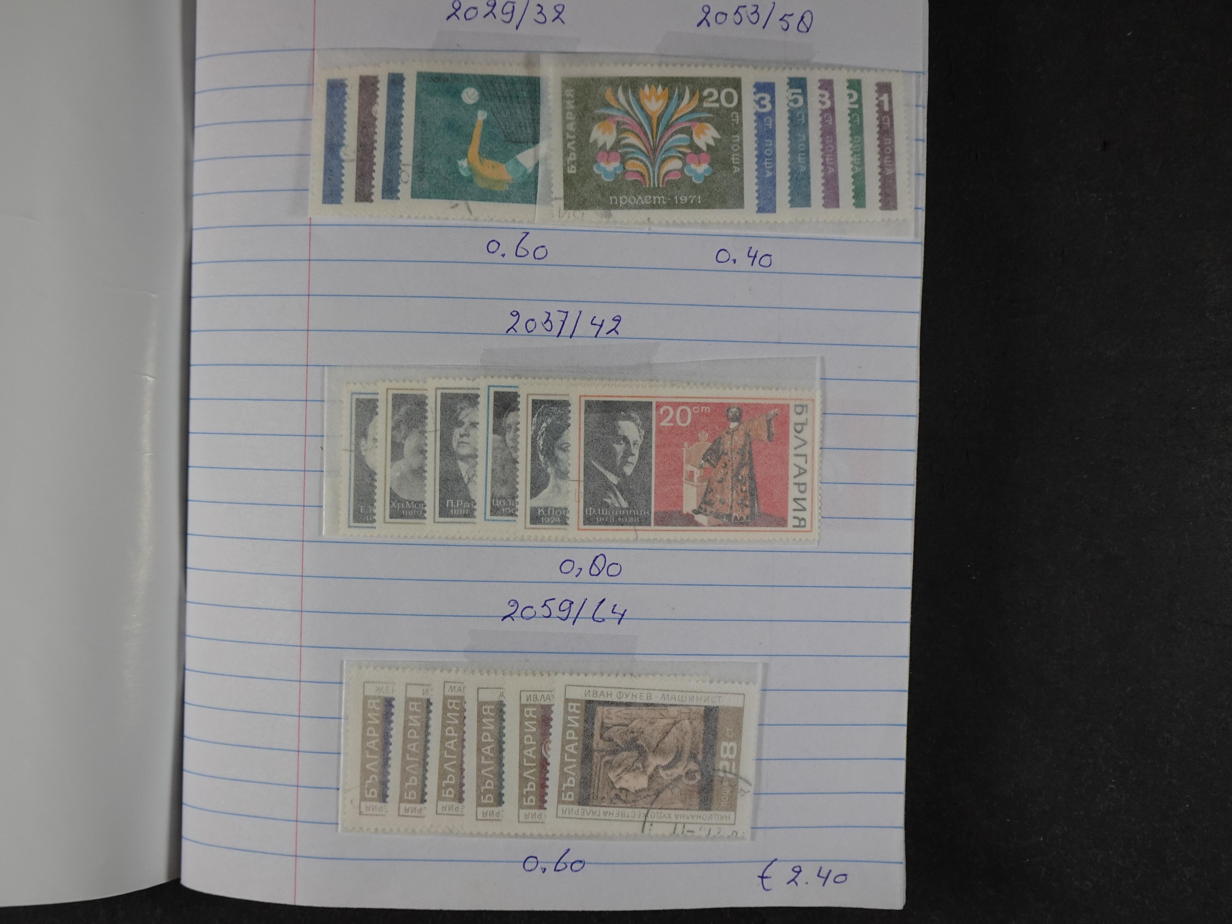 Mooie partij gelopen Rondzendboekjes.
Veel postfris.
Enorme restwaarde 902