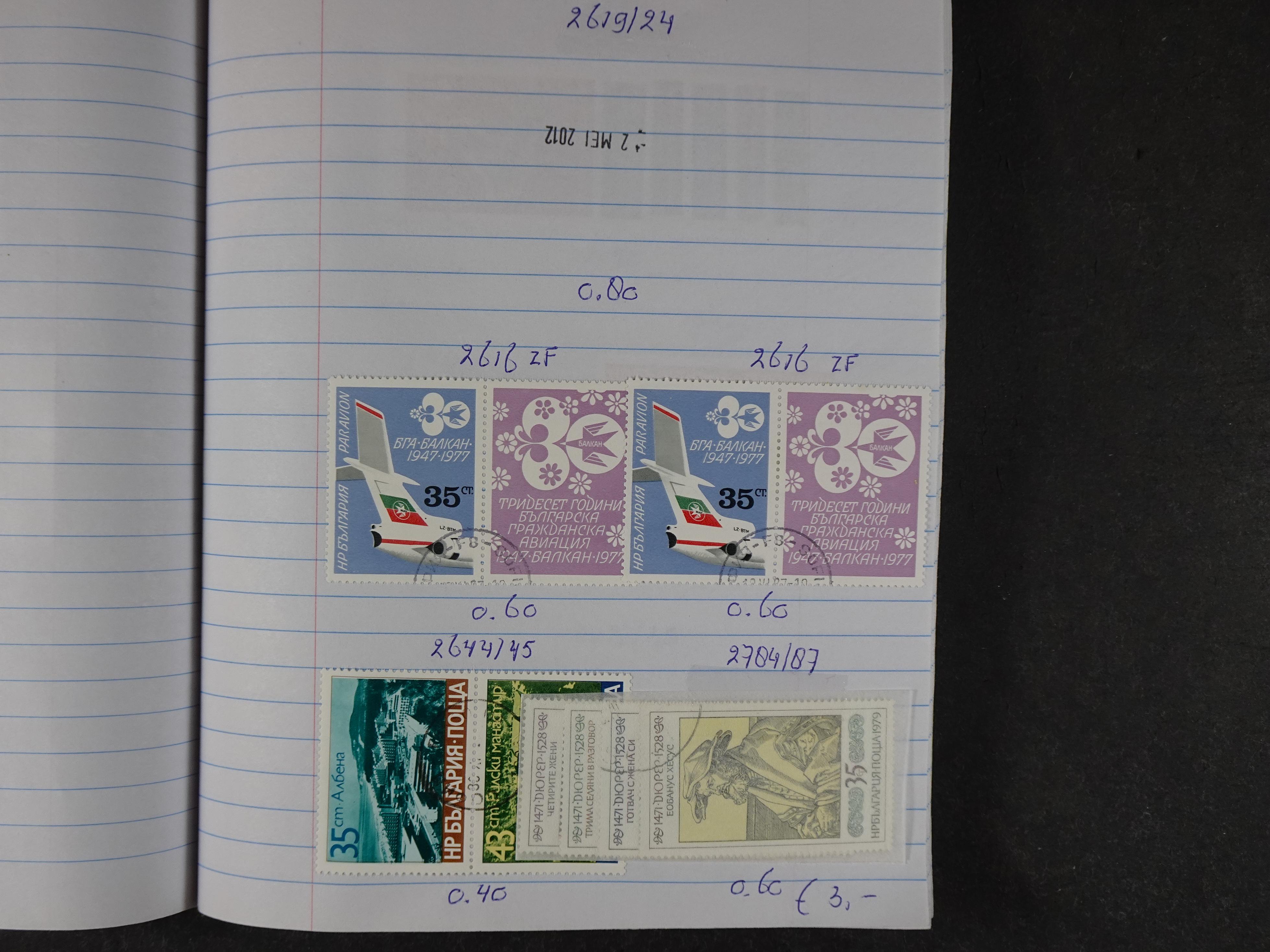 Mooie partij gelopen Rondzendboekjes.
Veel postfris.
Enorme restwaarde 908