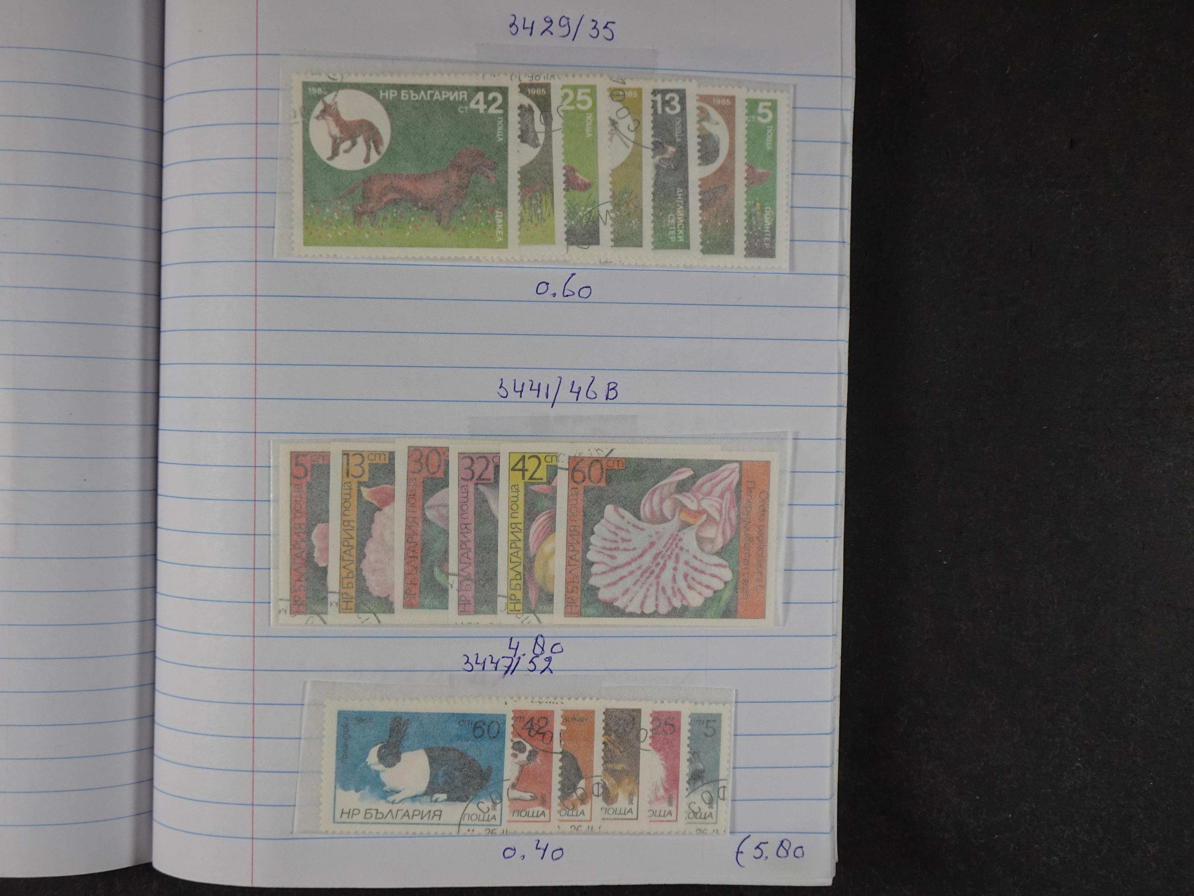 Mooie partij gelopen Rondzendboekjes.
Veel postfris.
Enorme restwaarde 912