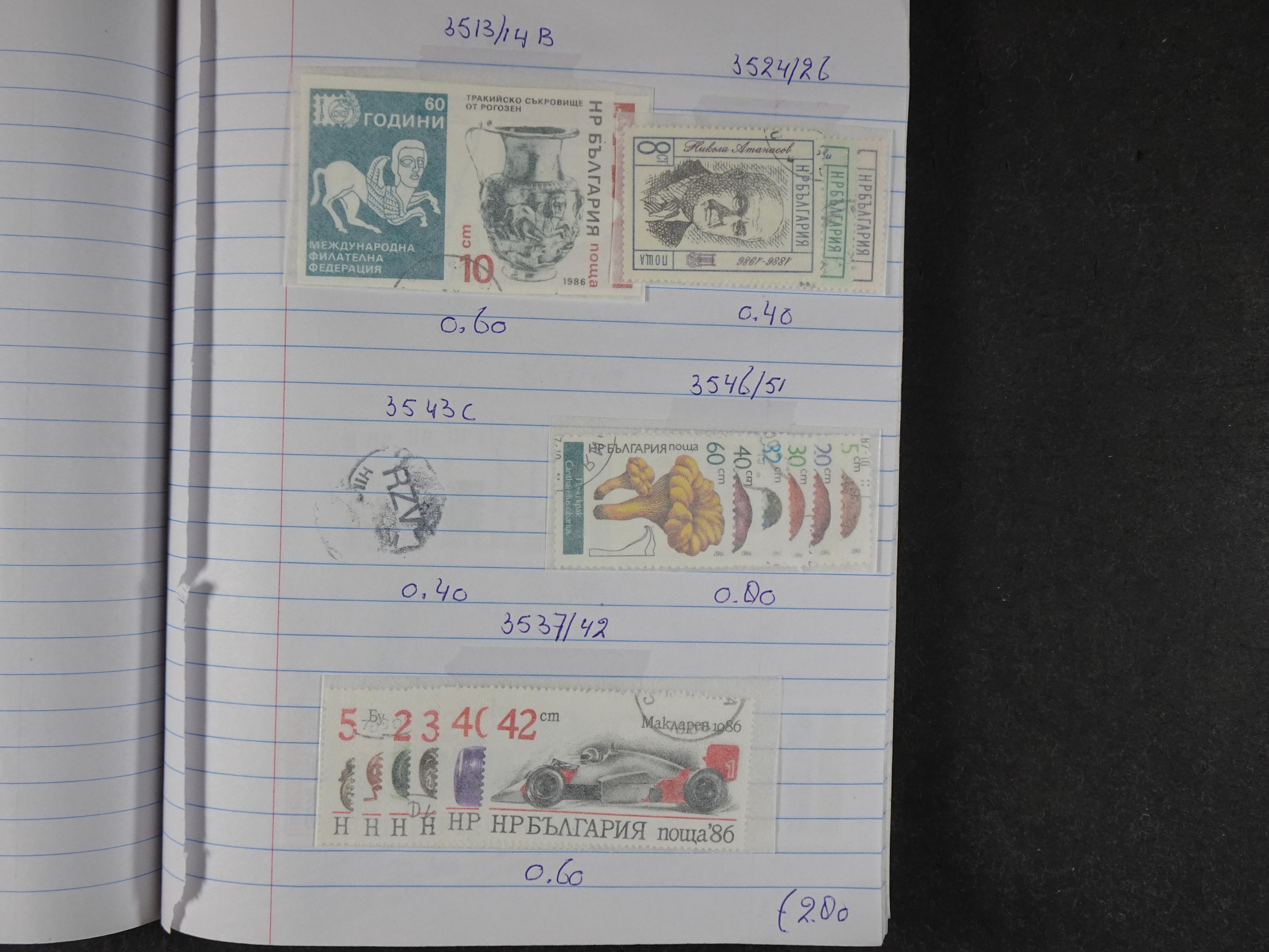 Mooie partij gelopen Rondzendboekjes.
Veel postfris.
Enorme restwaarde 913