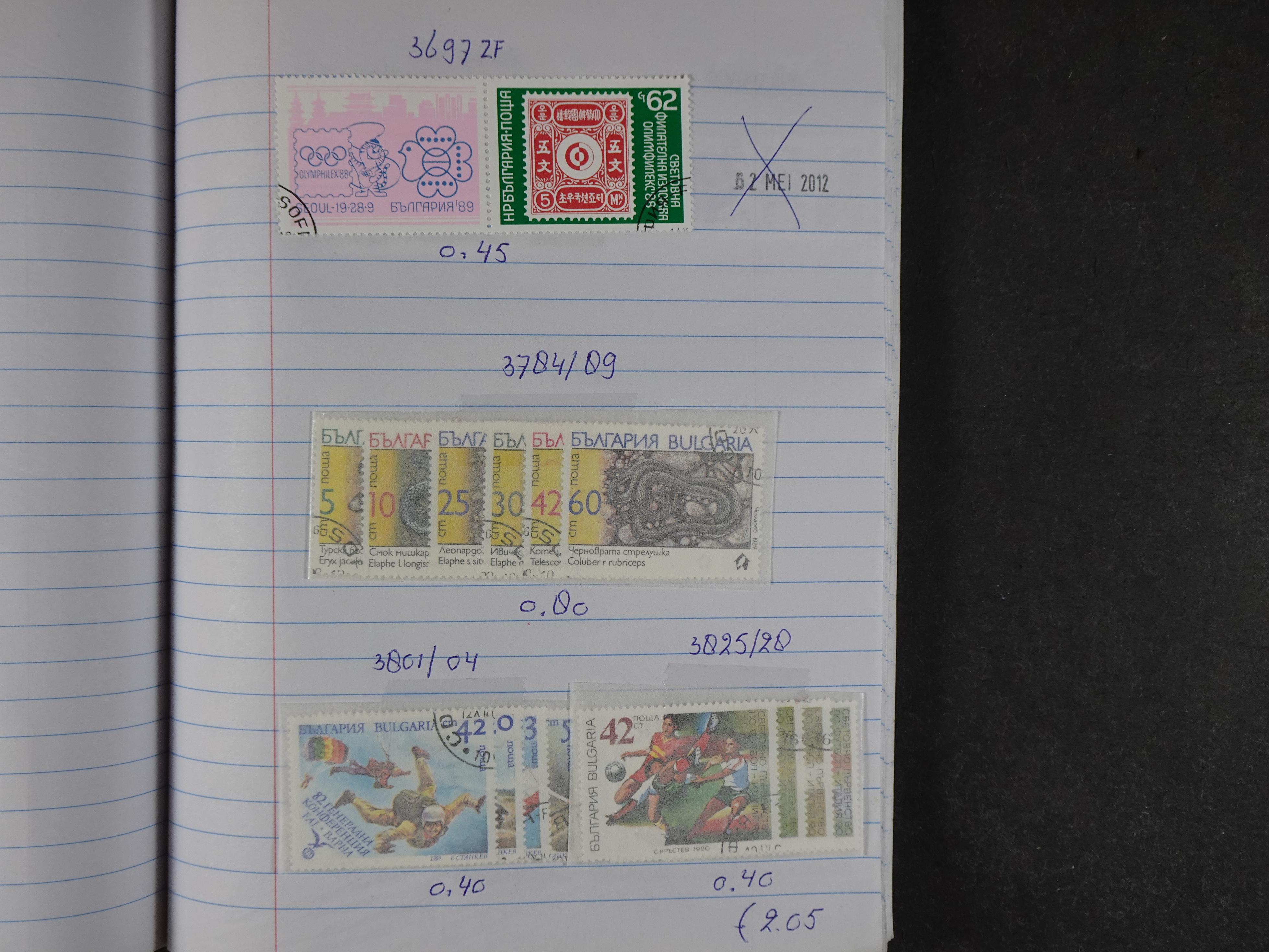 Mooie partij gelopen Rondzendboekjes.
Veel postfris.
Enorme restwaarde 914