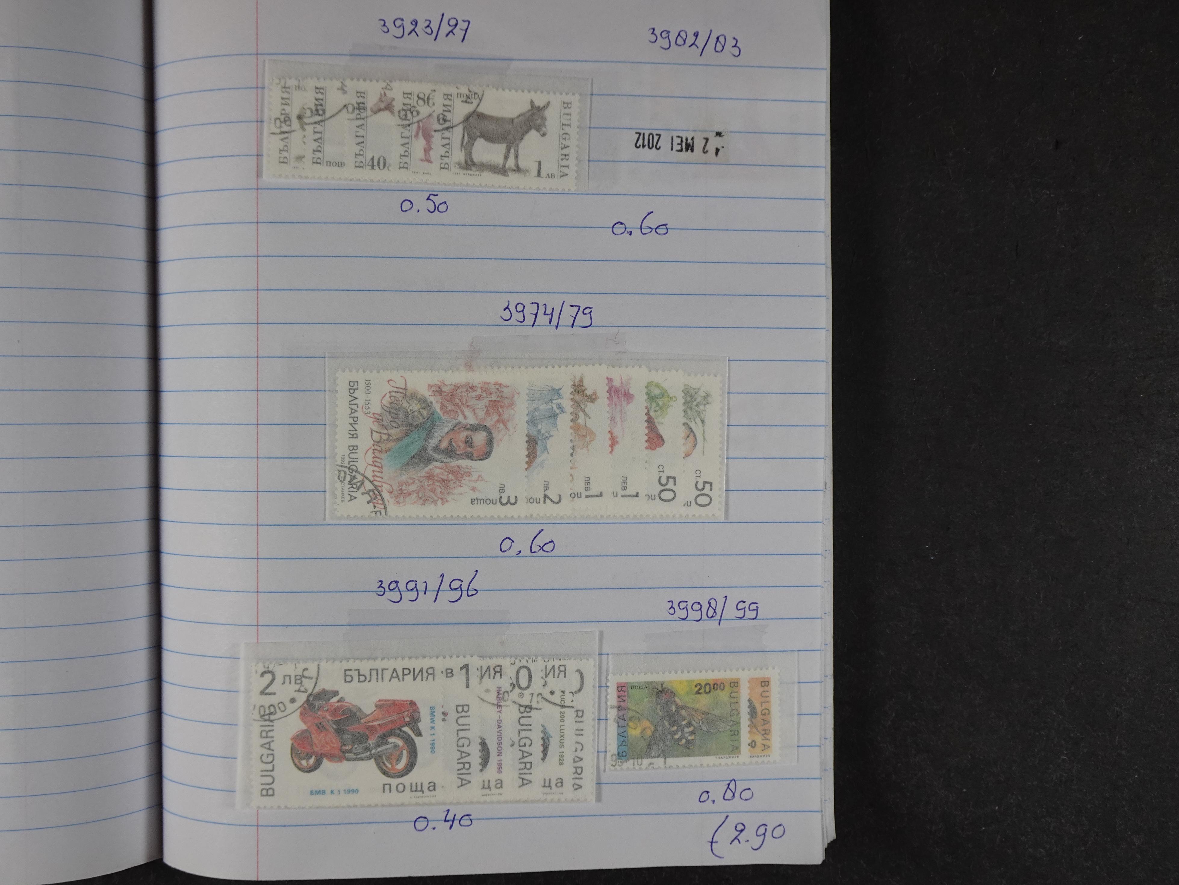 Mooie partij gelopen Rondzendboekjes.
Veel postfris.
Enorme restwaarde 916