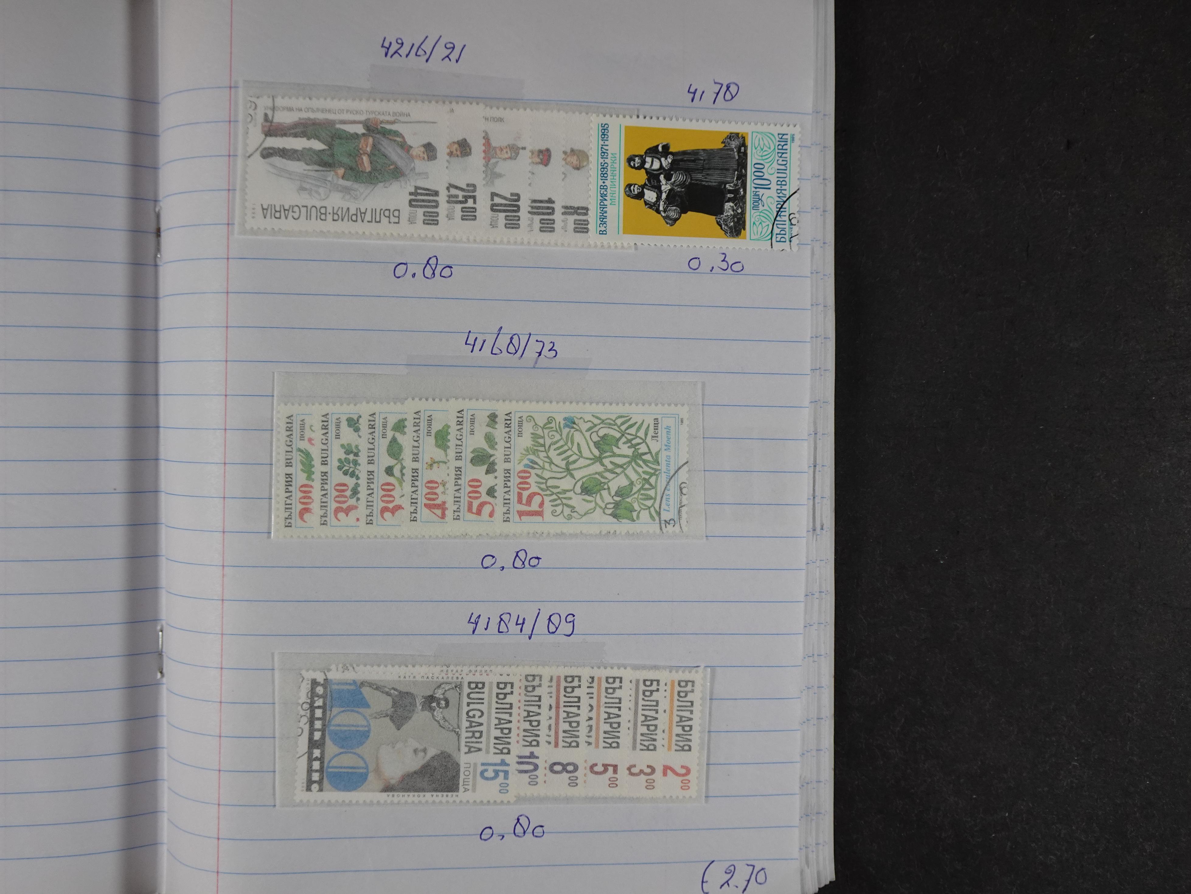 Mooie partij gelopen Rondzendboekjes.
Veel postfris.
Enorme restwaarde 919