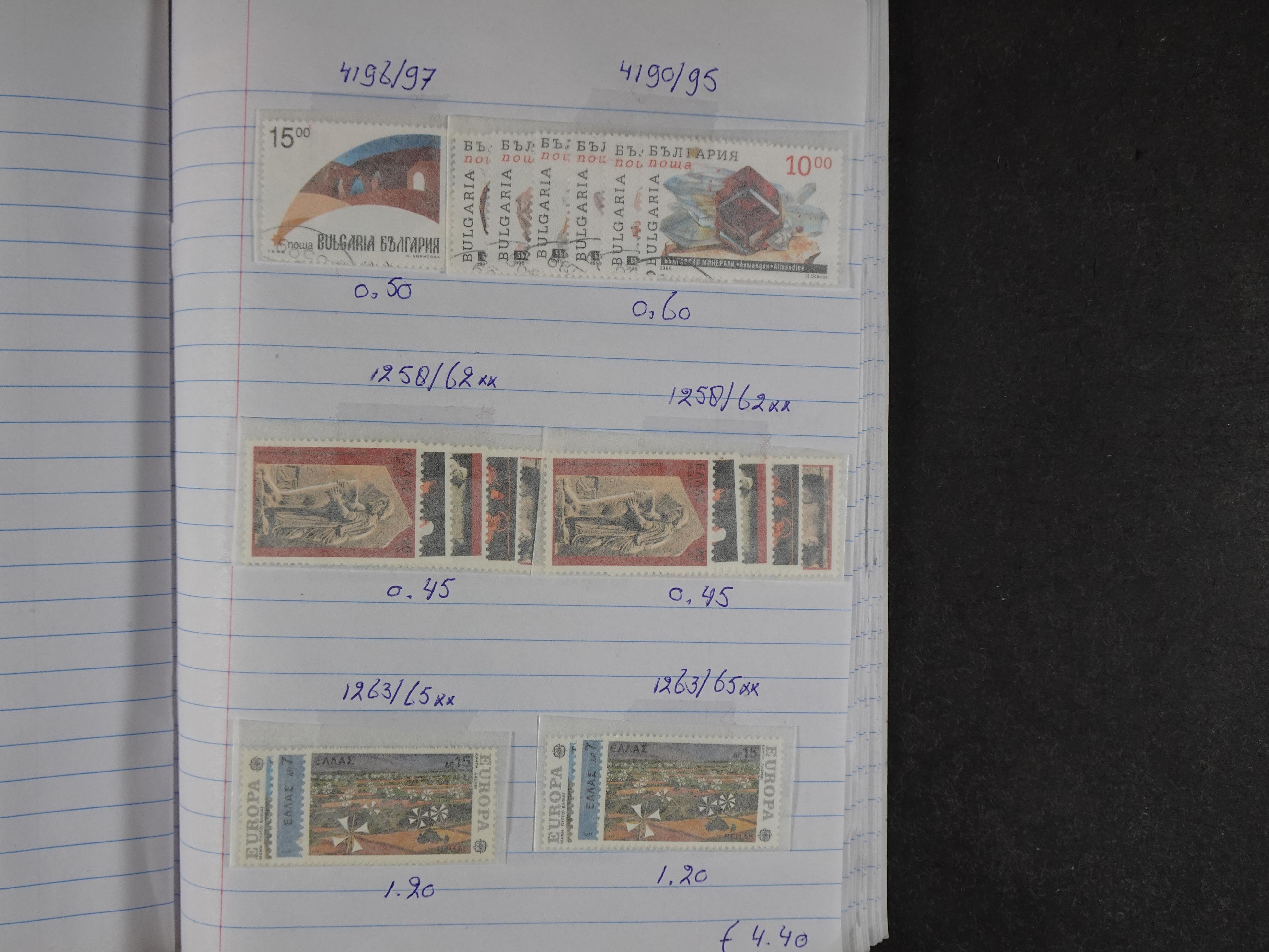 Mooie partij gelopen Rondzendboekjes.
Veel postfris.
Enorme restwaarde 920