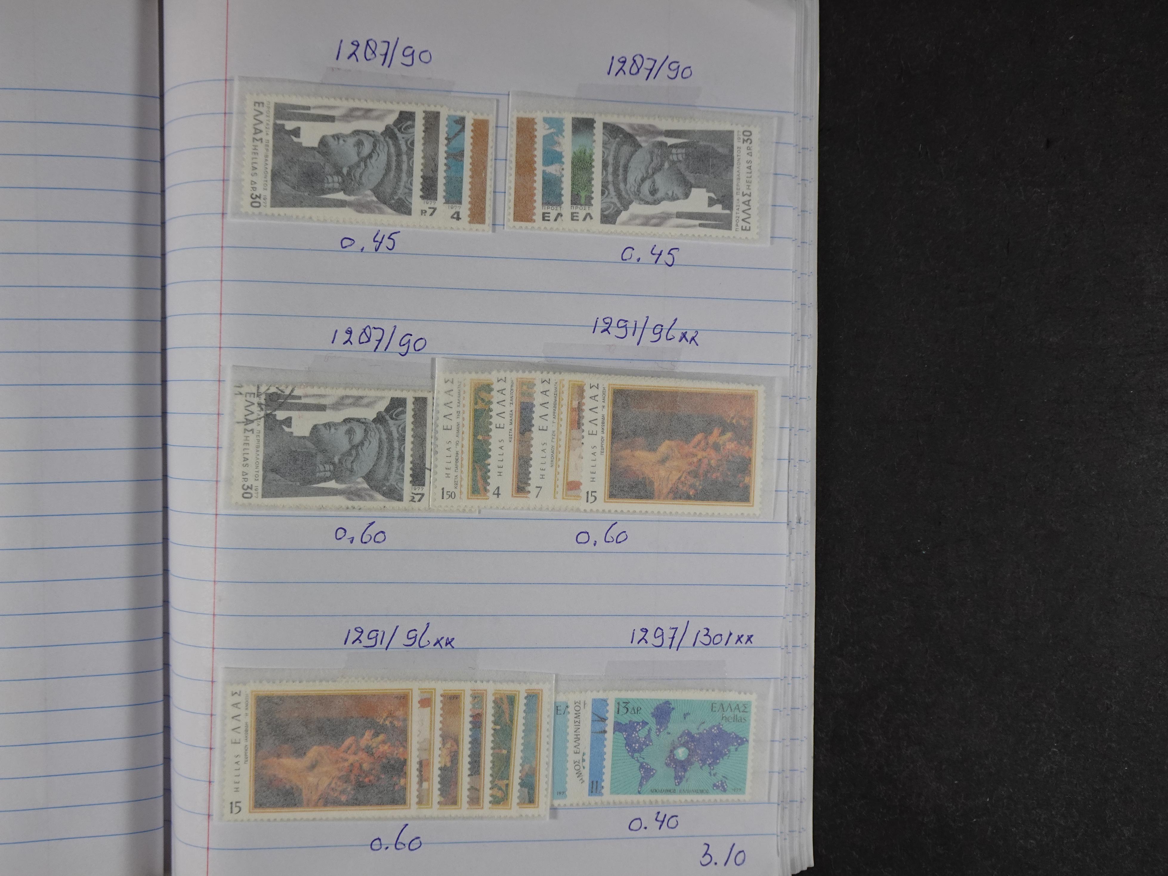 Mooie partij gelopen Rondzendboekjes.
Veel postfris.
Enorme restwaarde 923