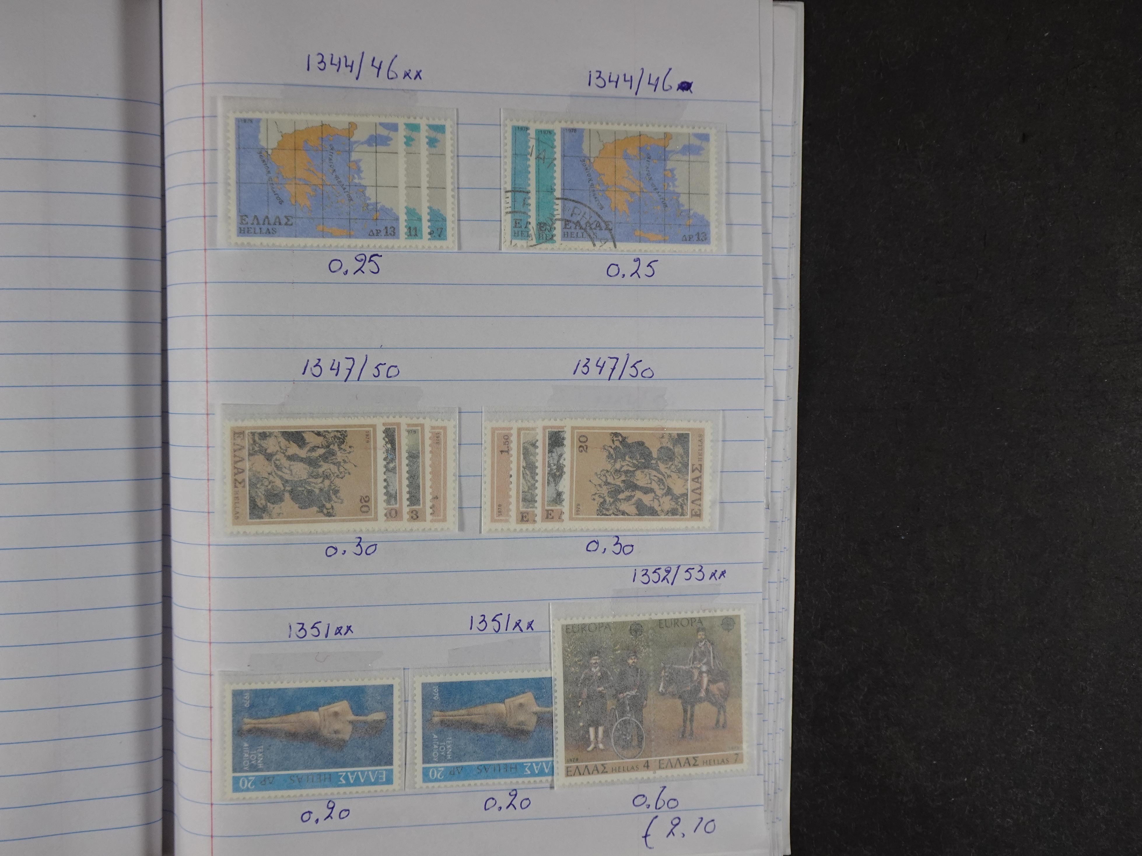 Mooie partij gelopen Rondzendboekjes.
Veel postfris.
Enorme restwaarde 928