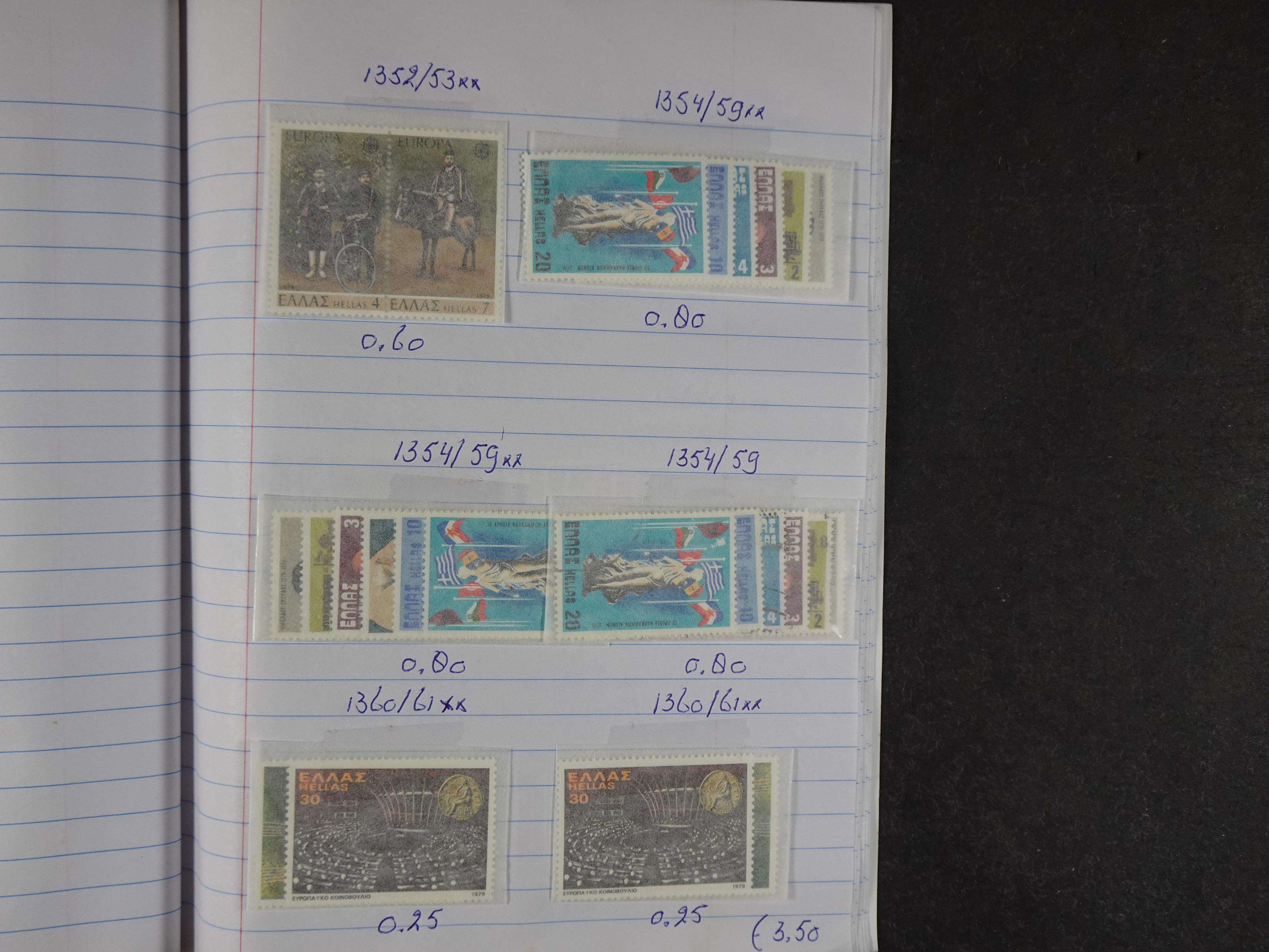 Mooie partij gelopen Rondzendboekjes.
Veel postfris.
Enorme restwaarde 929