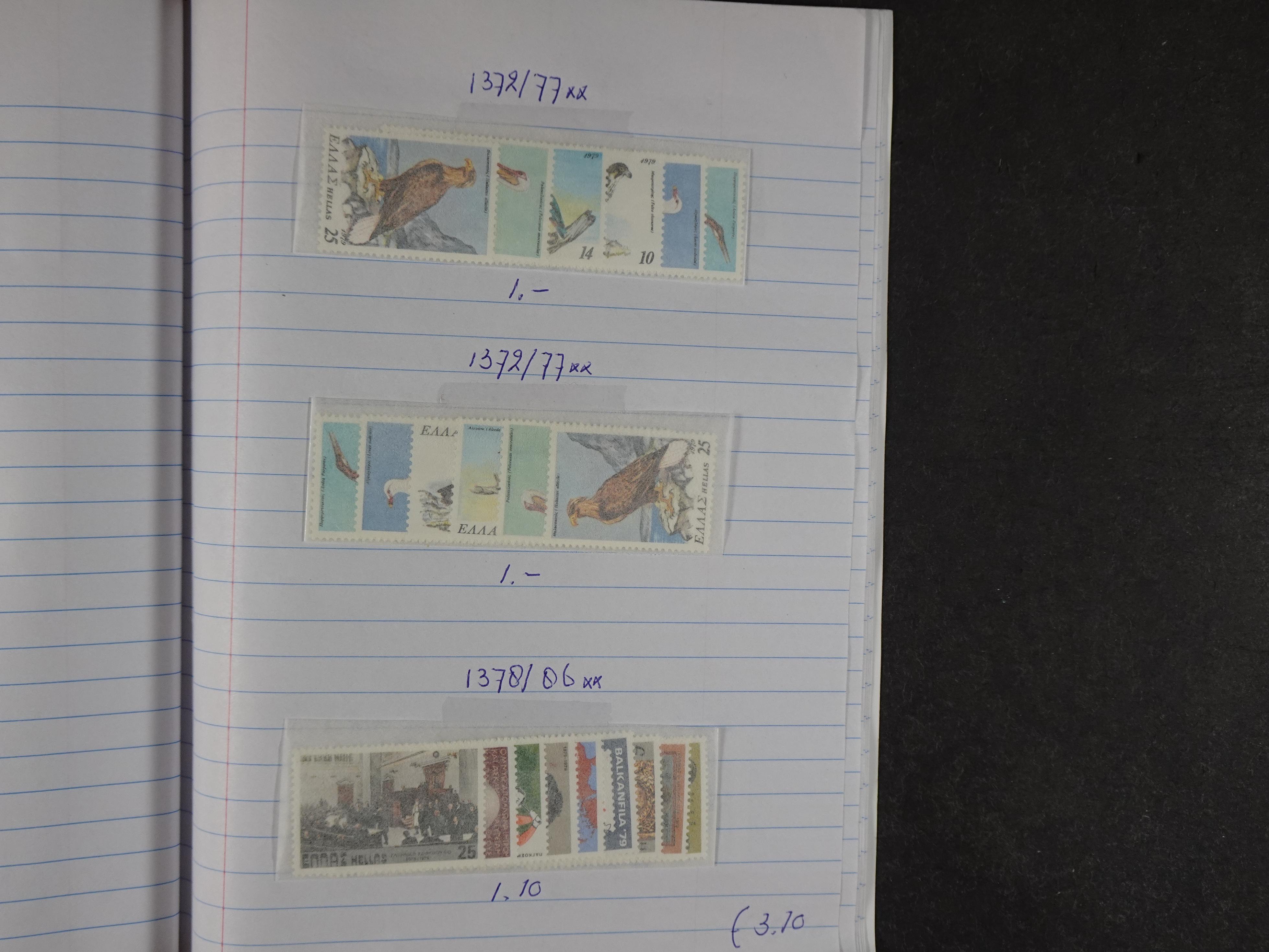 Mooie partij gelopen Rondzendboekjes.
Veel postfris.
Enorme restwaarde 931