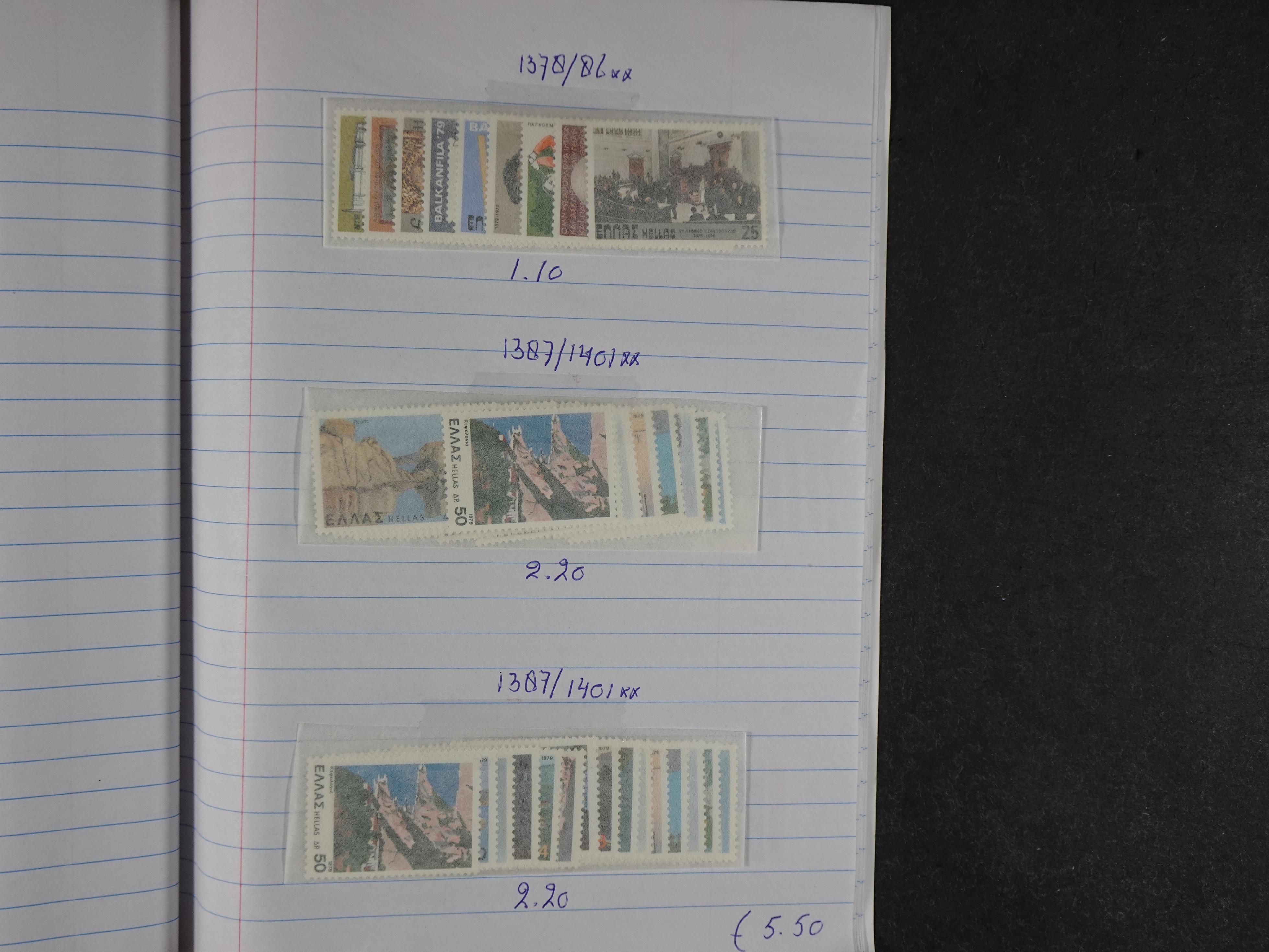 Mooie partij gelopen Rondzendboekjes.
Veel postfris.
Enorme restwaarde 932