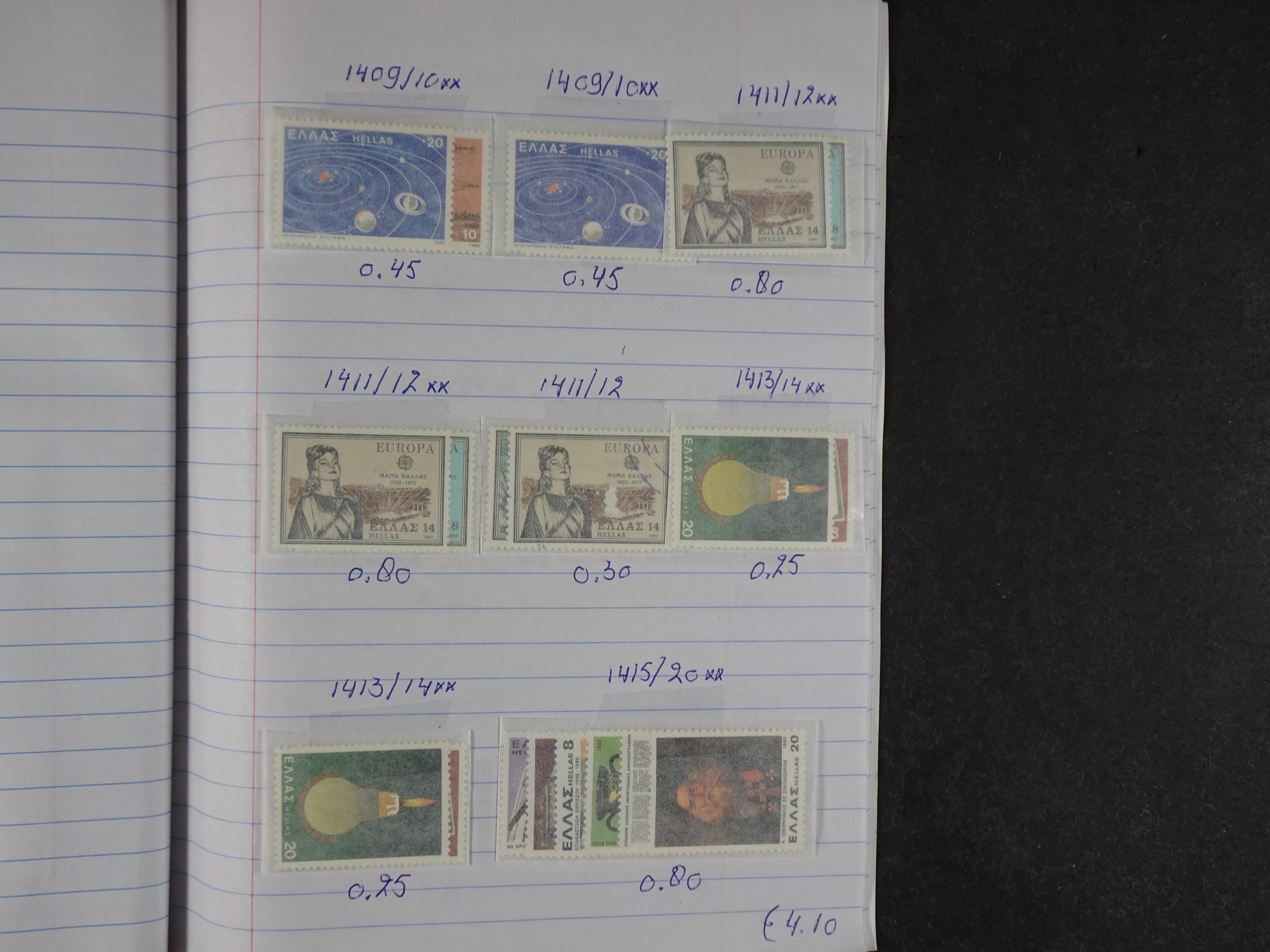 Mooie partij gelopen Rondzendboekjes.
Veel postfris.
Enorme restwaarde 934