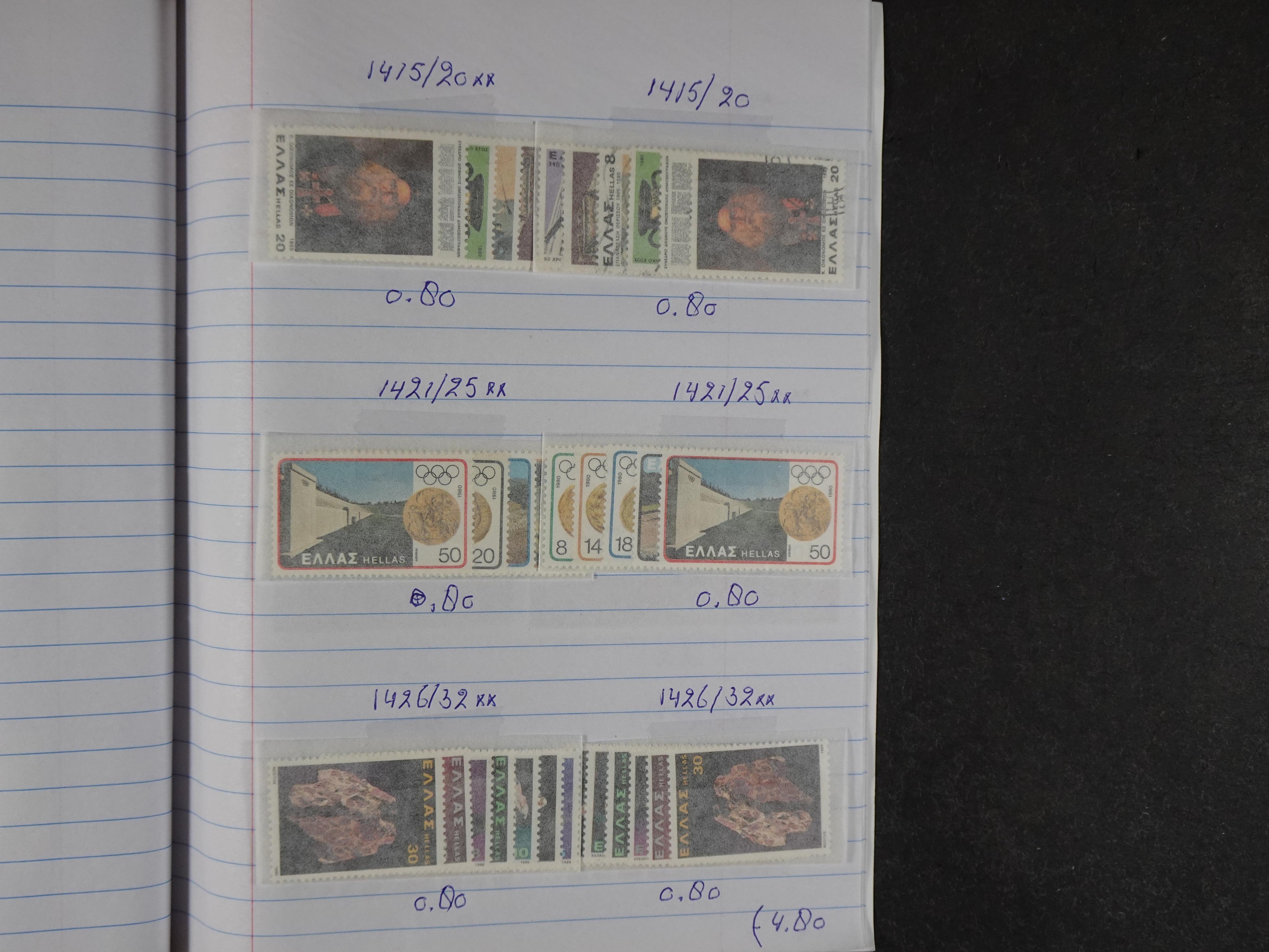 Mooie partij gelopen Rondzendboekjes.
Veel postfris.
Enorme restwaarde 935