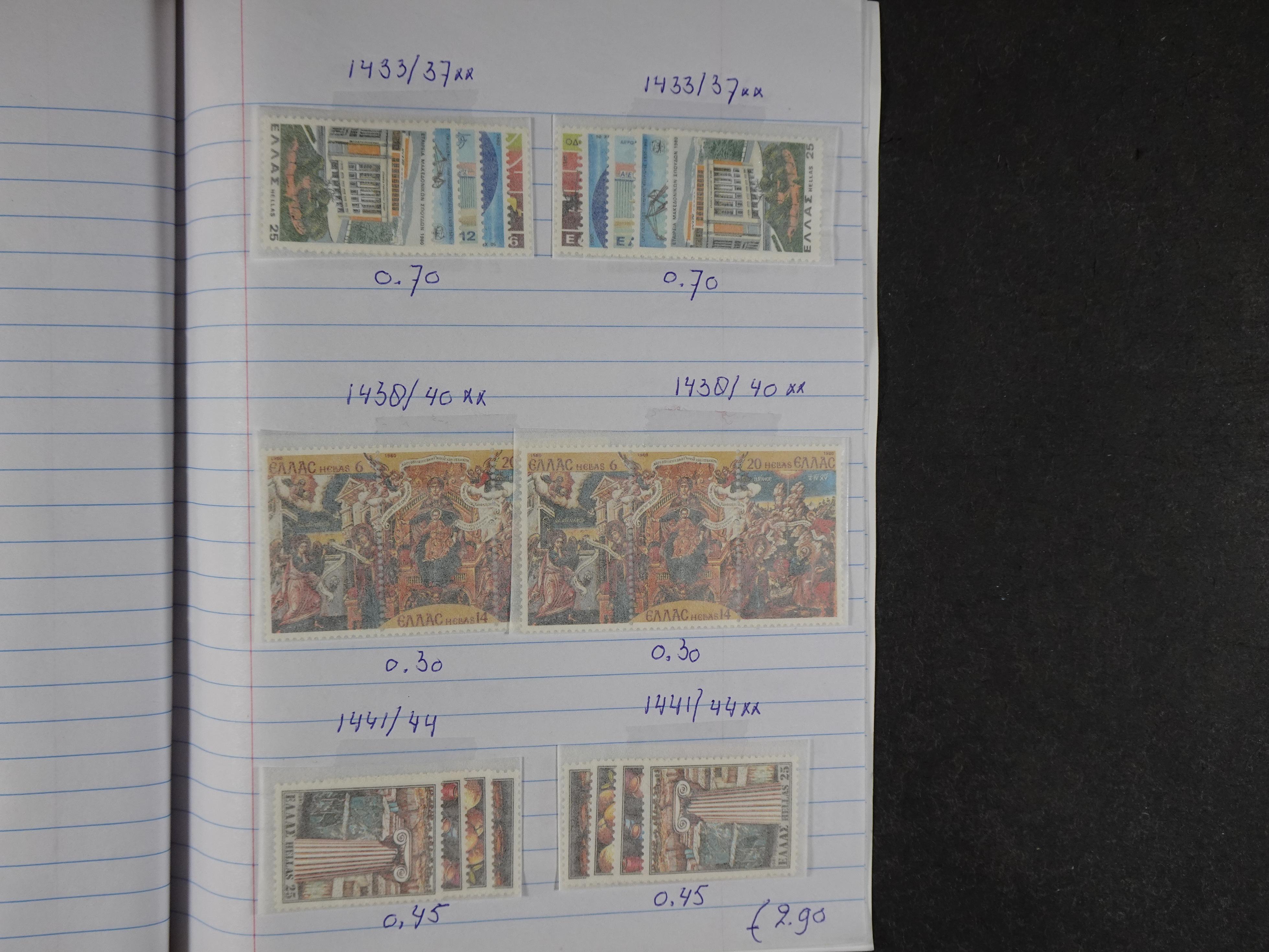 Mooie partij gelopen Rondzendboekjes.
Veel postfris.
Enorme restwaarde 936