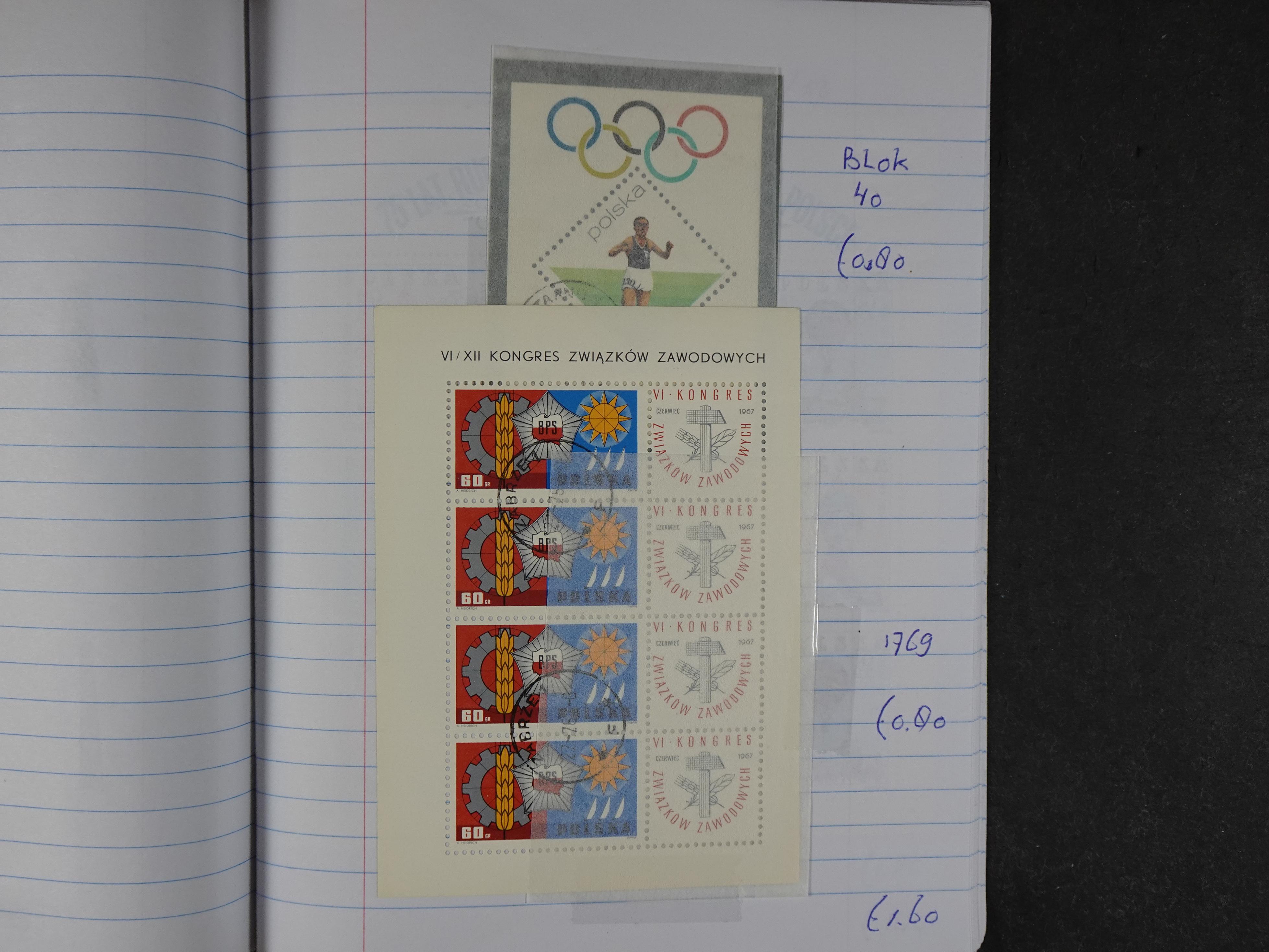 Mooie partij gelopen Rondzendboekjes.
Veel postfris.
Enorme restwaarde 944