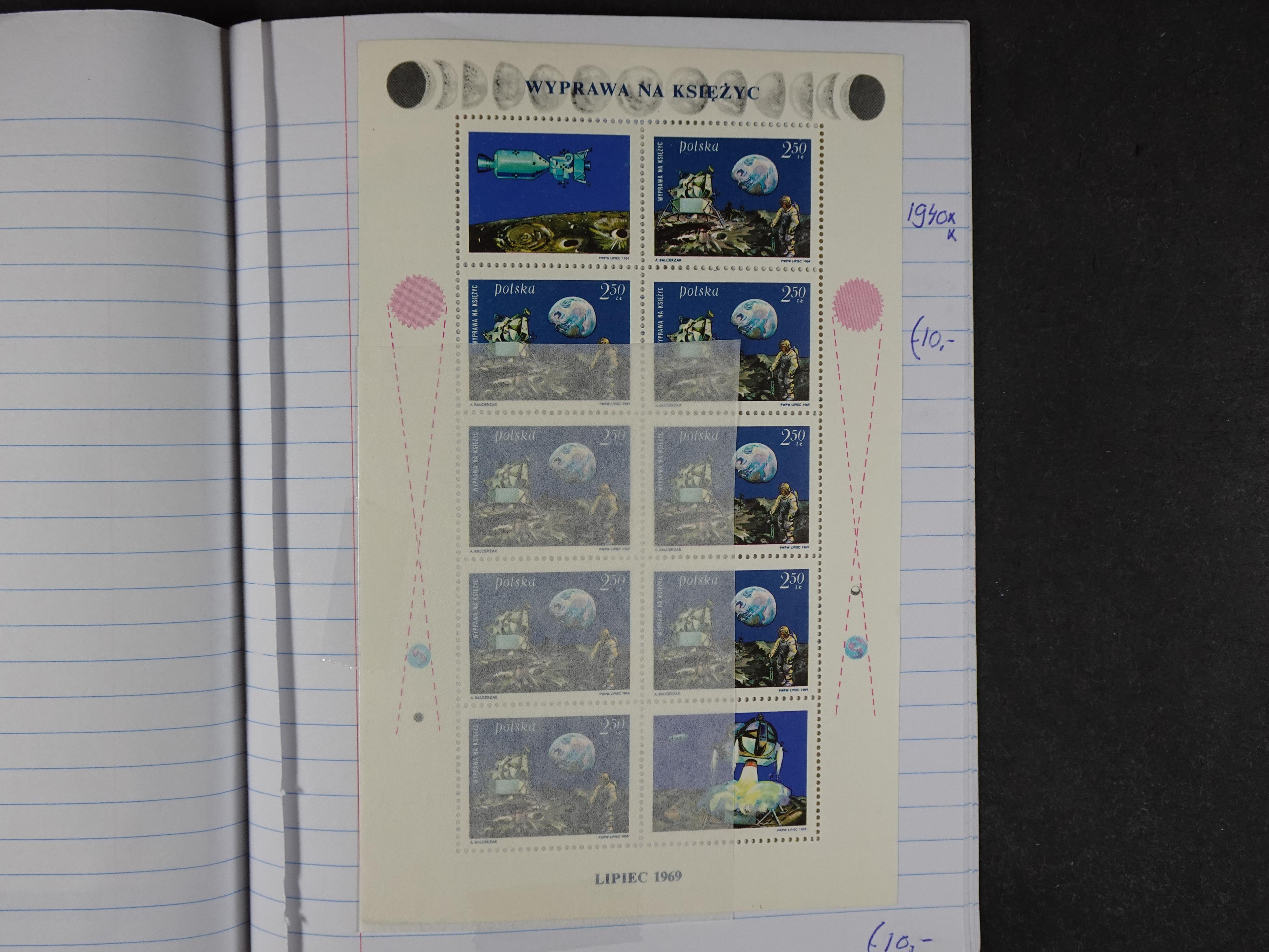 Mooie partij gelopen Rondzendboekjes.
Veel postfris.
Enorme restwaarde 946