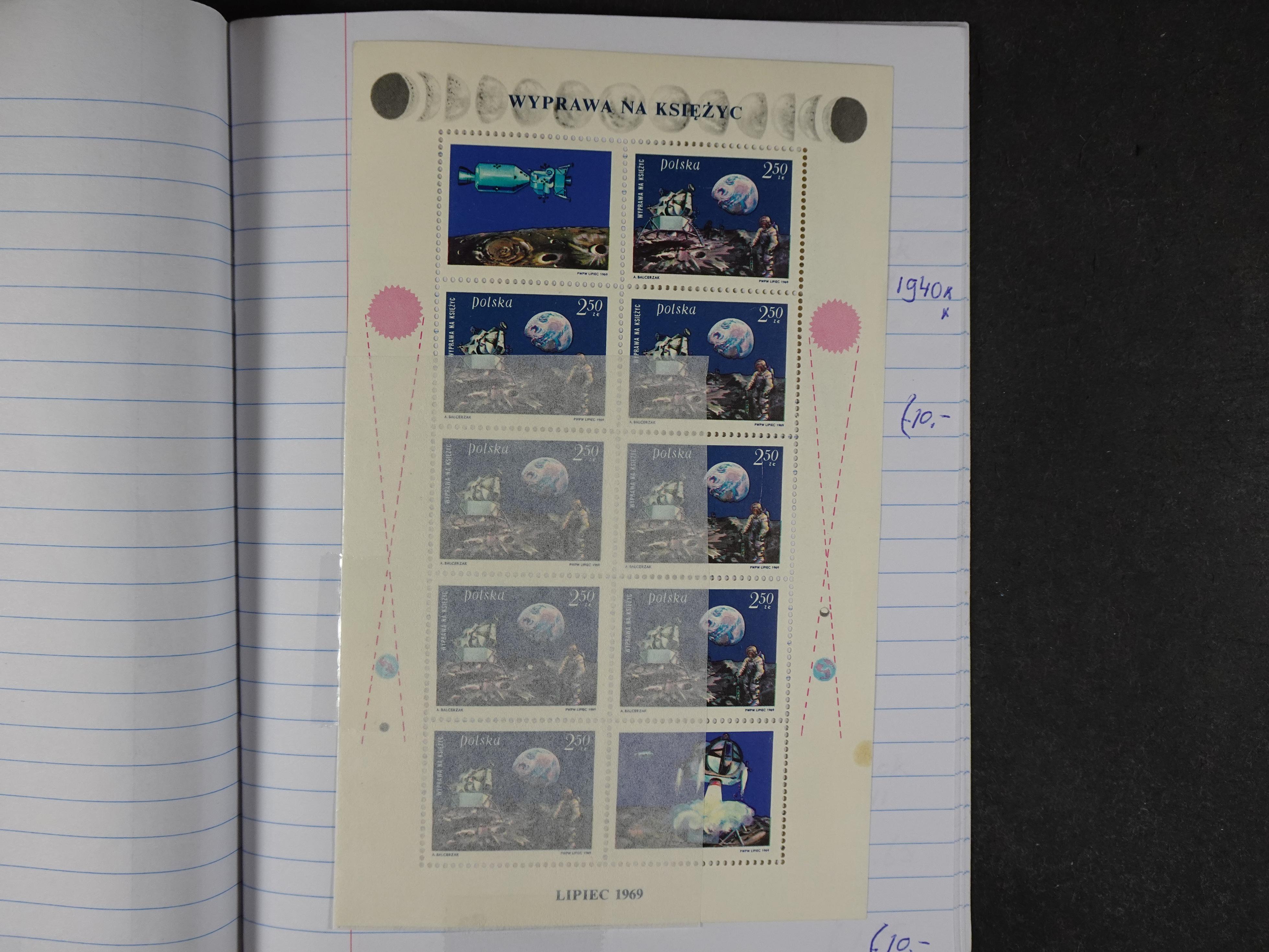 Mooie partij gelopen Rondzendboekjes.
Veel postfris.
Enorme restwaarde 947