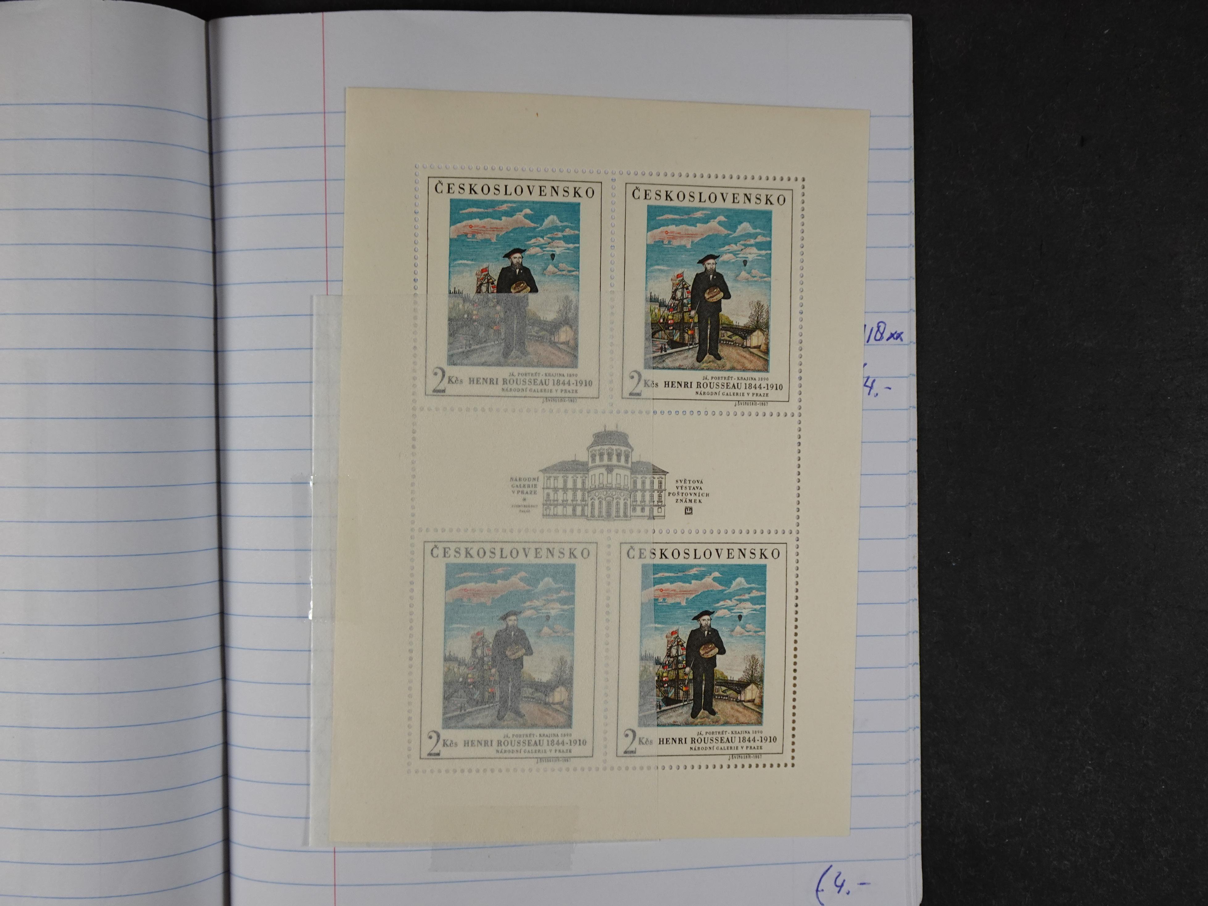 Mooie partij gelopen Rondzendboekjes.
Veel postfris.
Enorme restwaarde 949