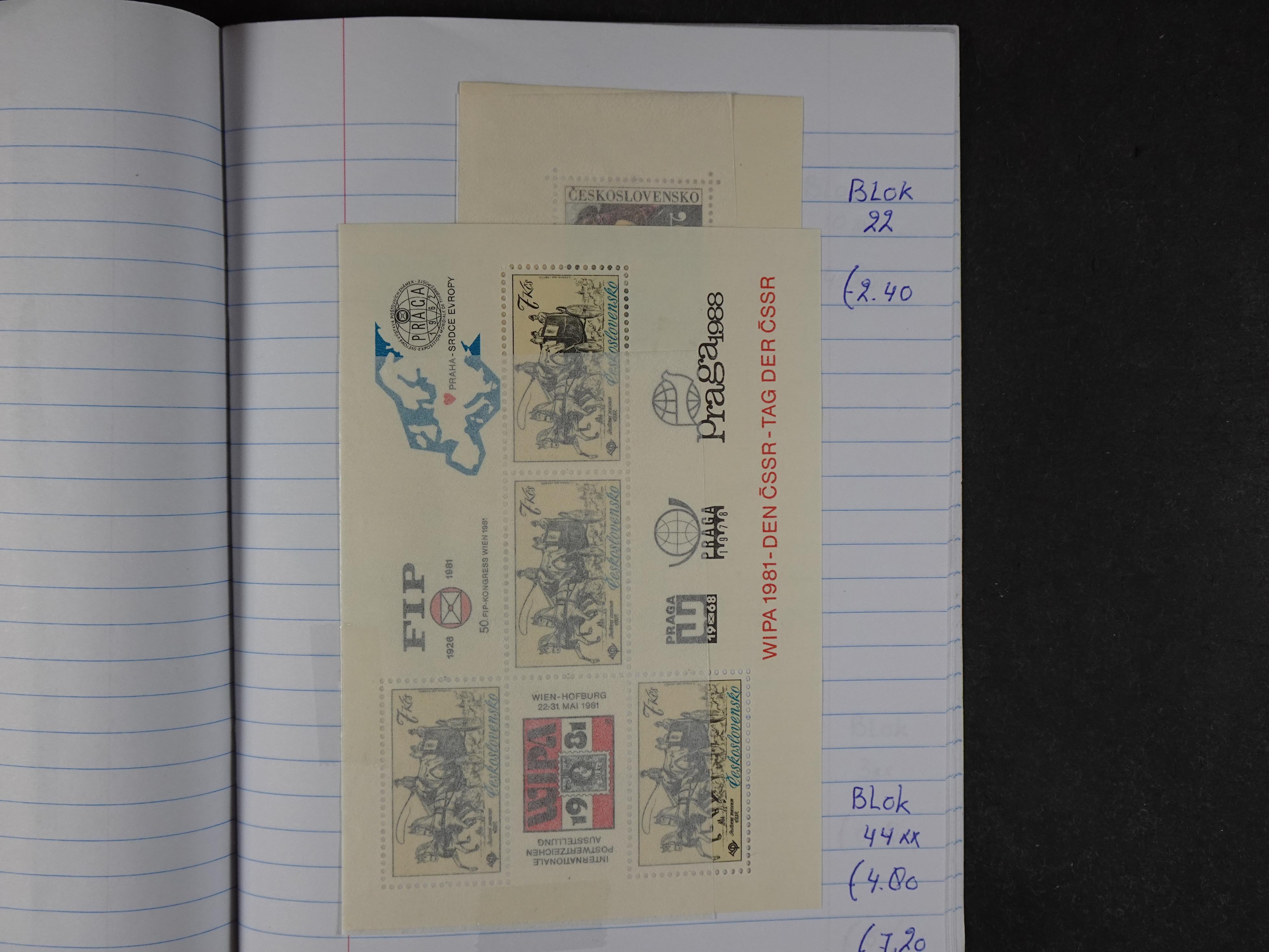 Mooie partij gelopen Rondzendboekjes.
Veel postfris.
Enorme restwaarde 951