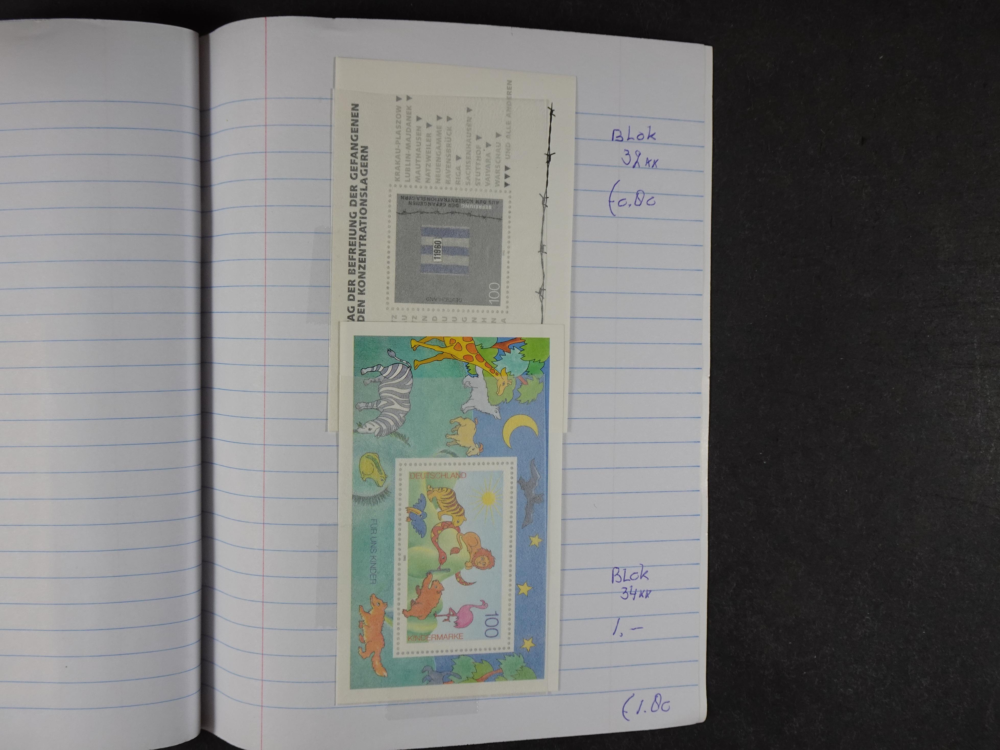 Mooie partij gelopen Rondzendboekjes.
Veel postfris.
Enorme restwaarde 966