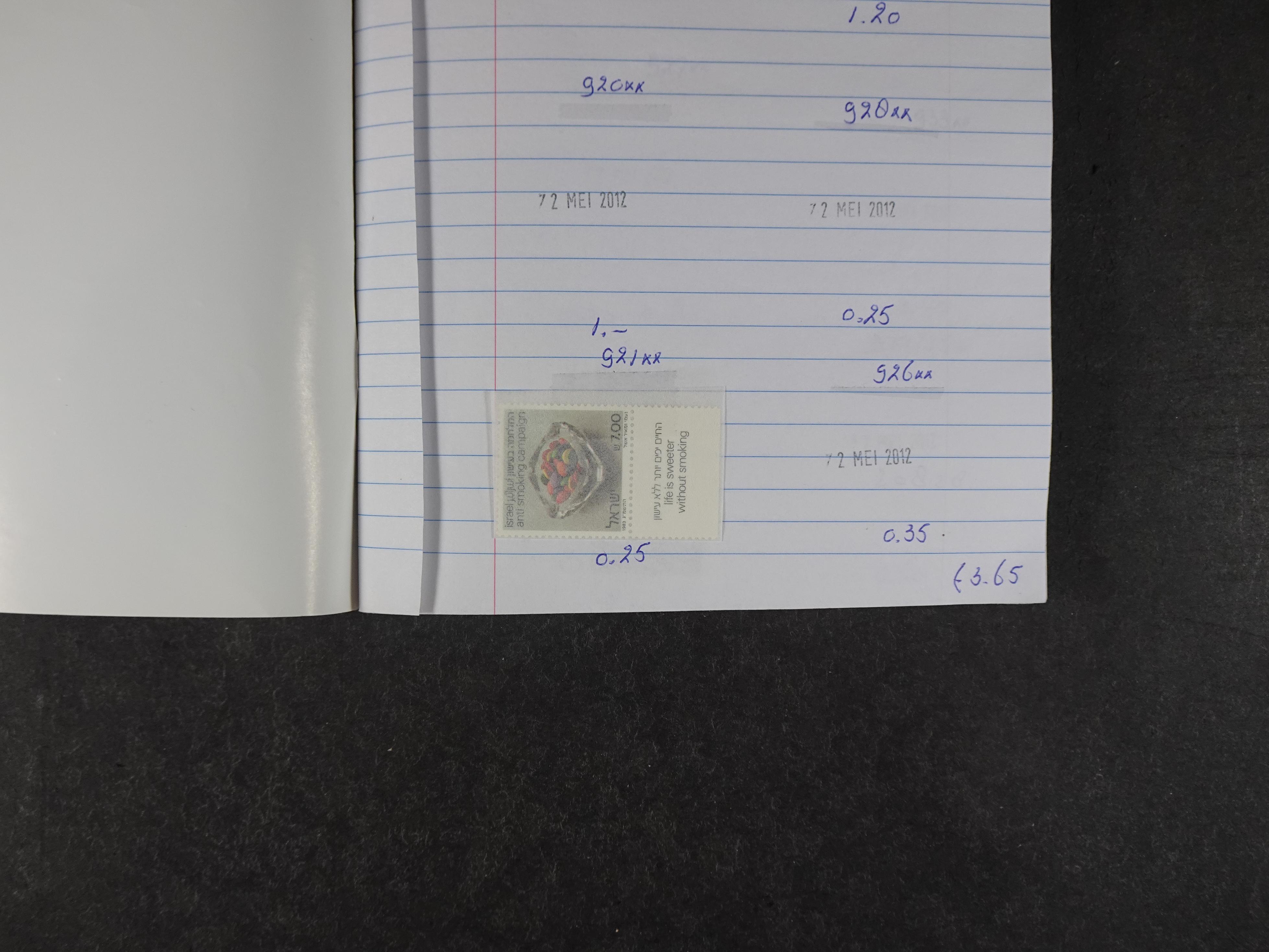 Mooie partij gelopen Rondzendboekjes.
Veel postfris.
Enorme restwaarde 967