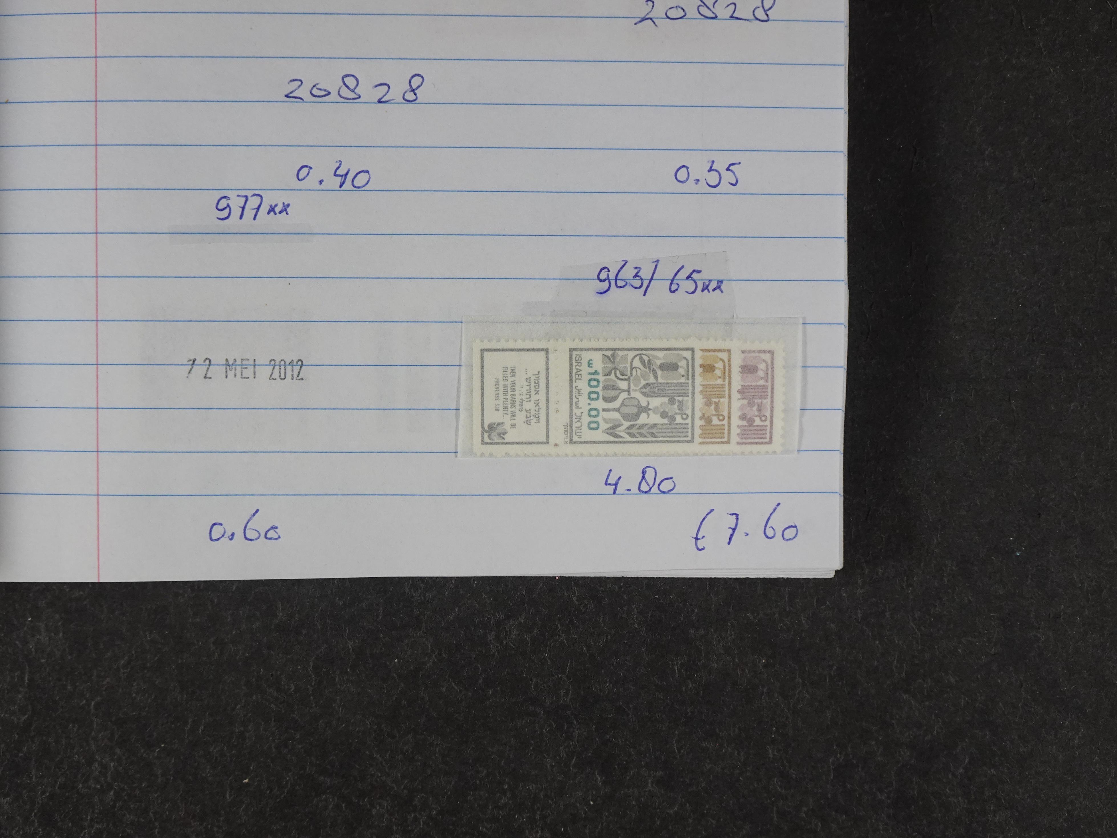 Mooie partij gelopen Rondzendboekjes.
Veel postfris.
Enorme restwaarde 970