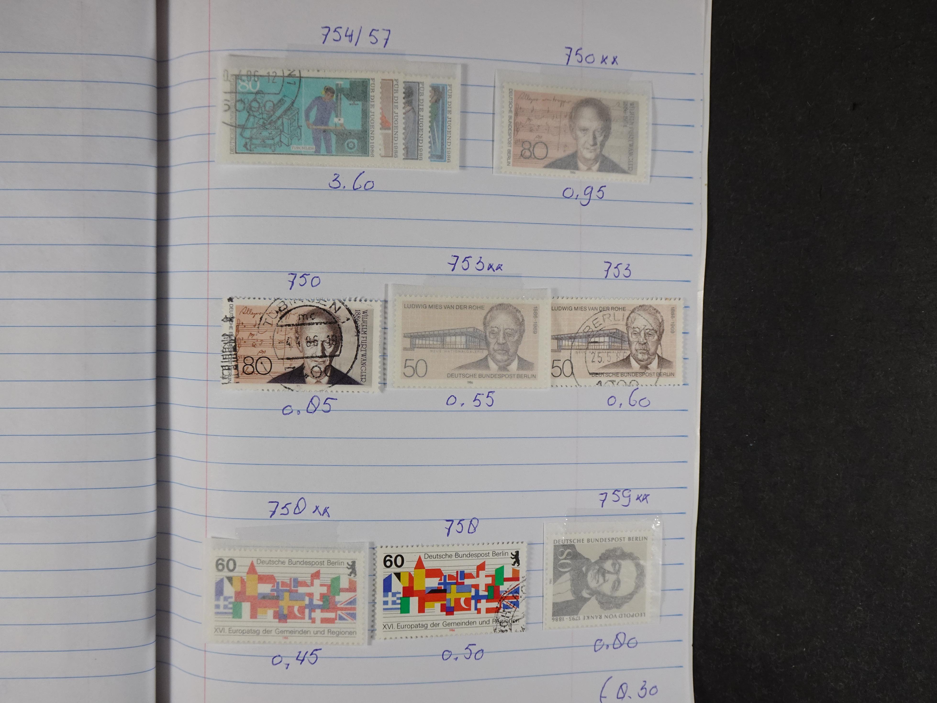 Mooie partij gelopen Rondzendboekjes.
Veel postfris.
Enorme restwaarde 1004