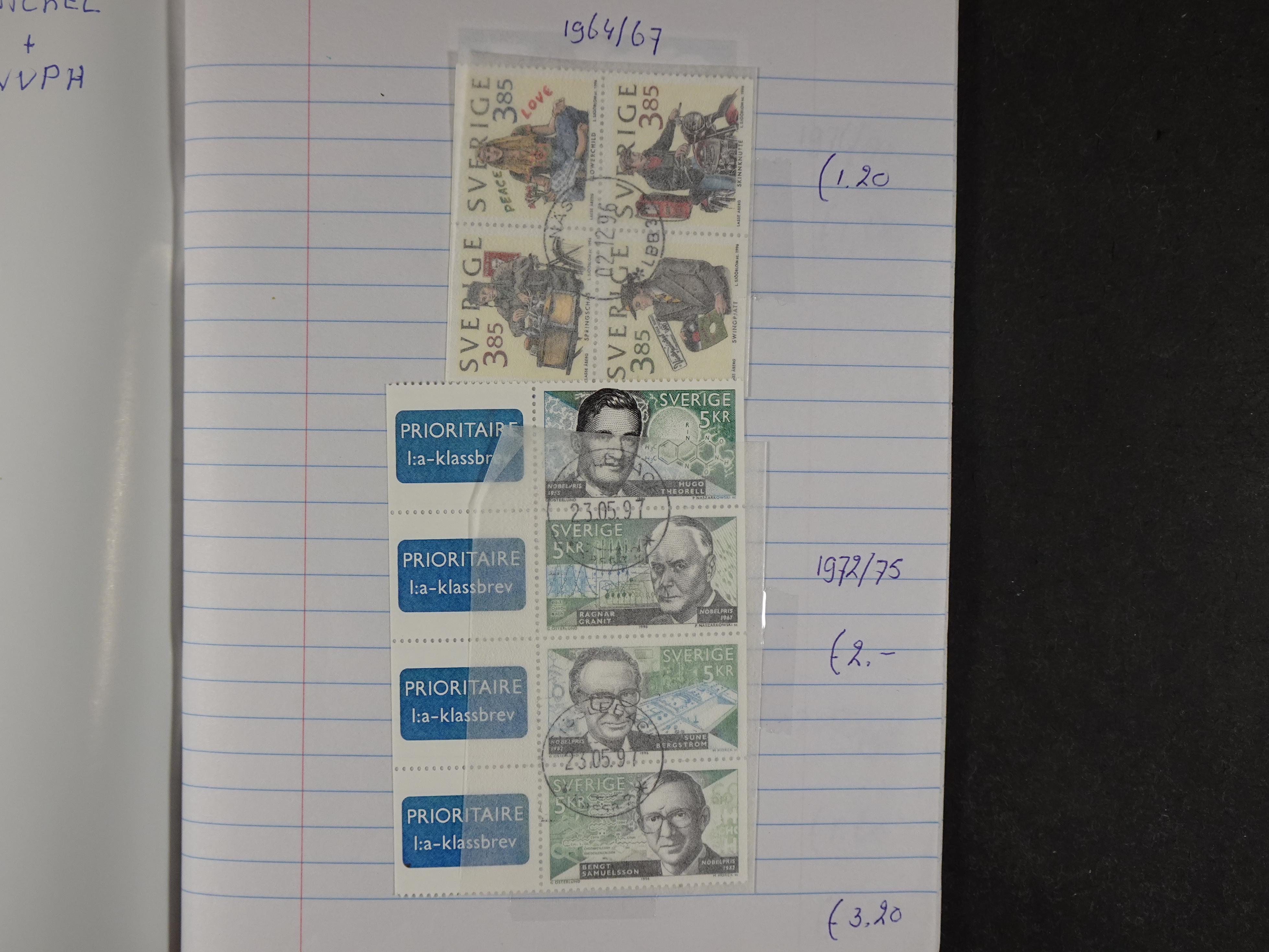 Mooie partij gelopen Rondzendboekjes.
Veel postfris.
Enorme restwaarde 1005