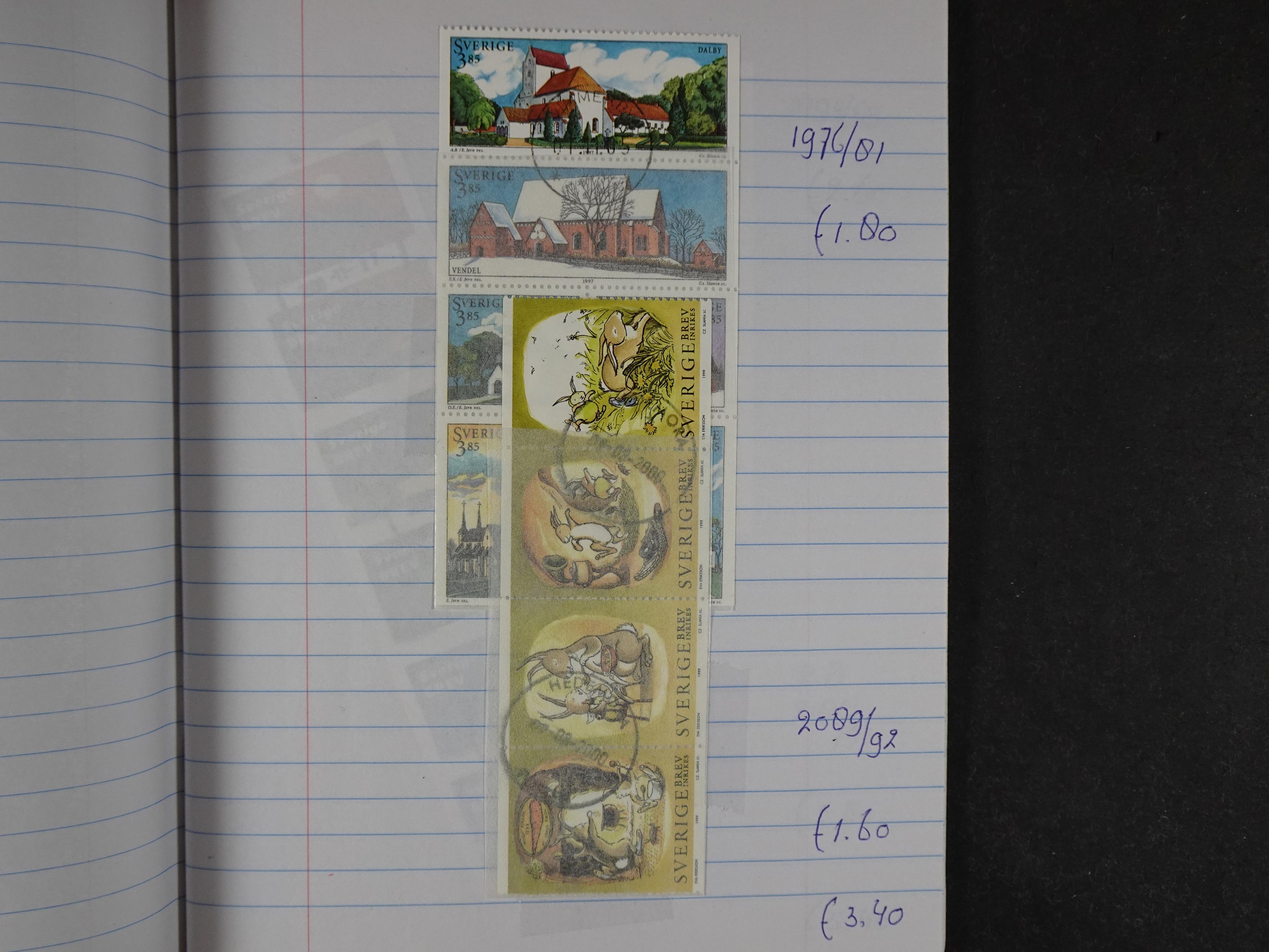 Mooie partij gelopen Rondzendboekjes.
Veel postfris.
Enorme restwaarde 1006