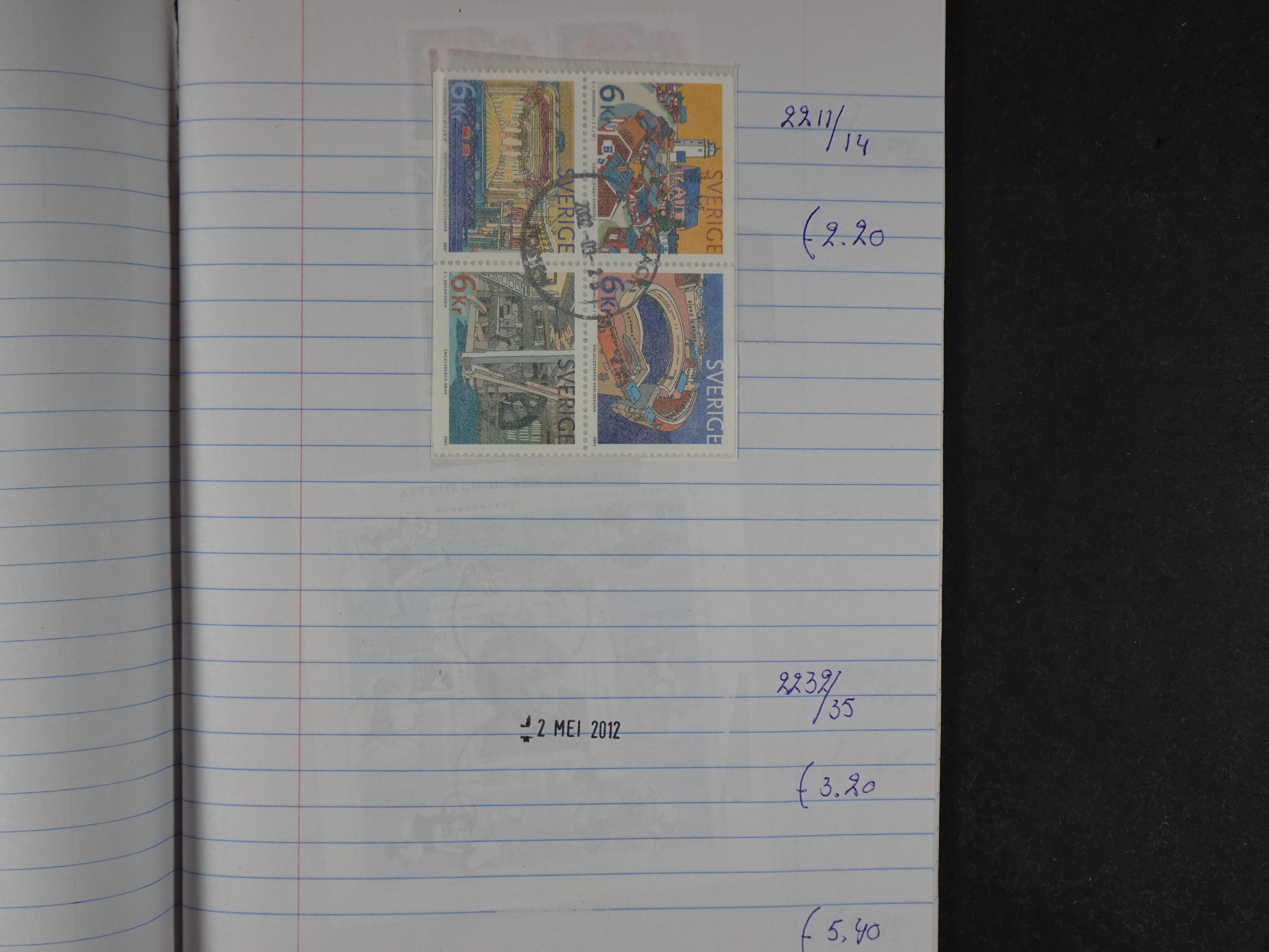 Mooie partij gelopen Rondzendboekjes.
Veel postfris.
Enorme restwaarde 1008