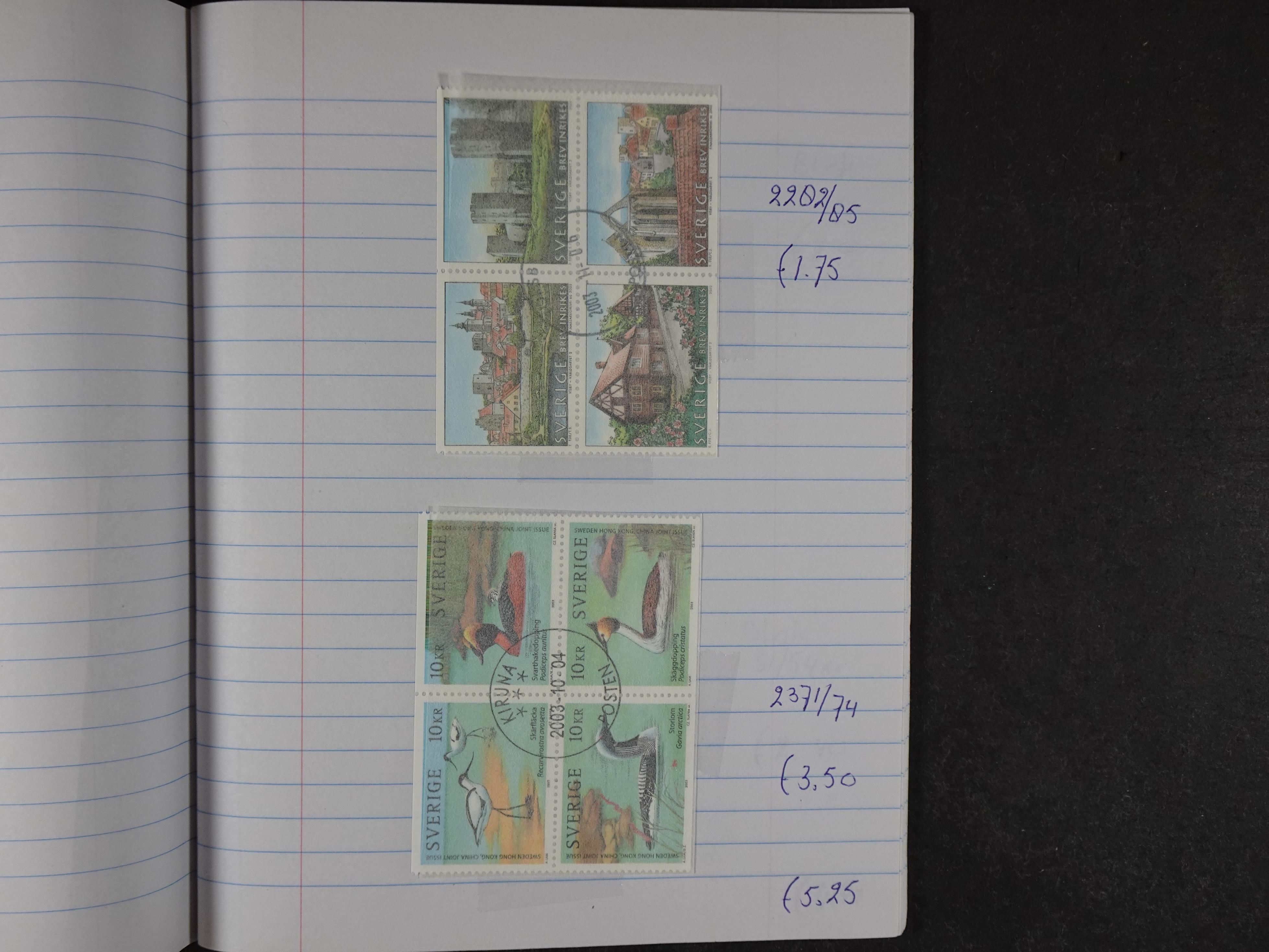 Mooie partij gelopen Rondzendboekjes.
Veel postfris.
Enorme restwaarde 1010