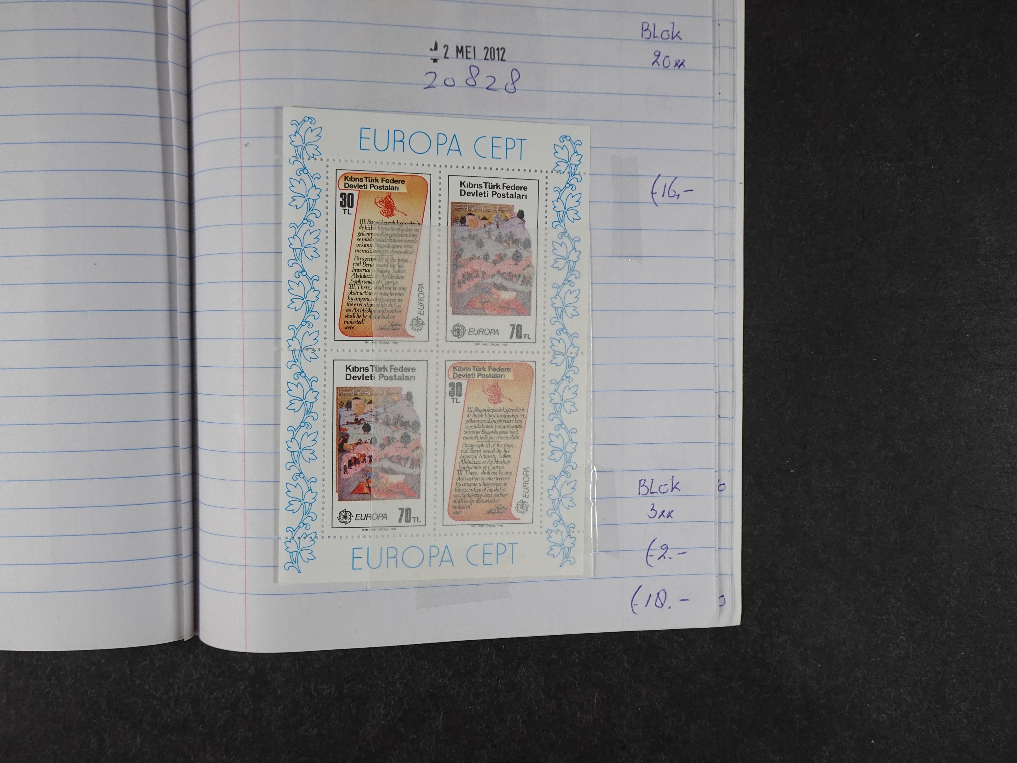 Mooie partij gelopen Rondzendboekjes.
Veel postfris.
Enorme restwaarde 1024