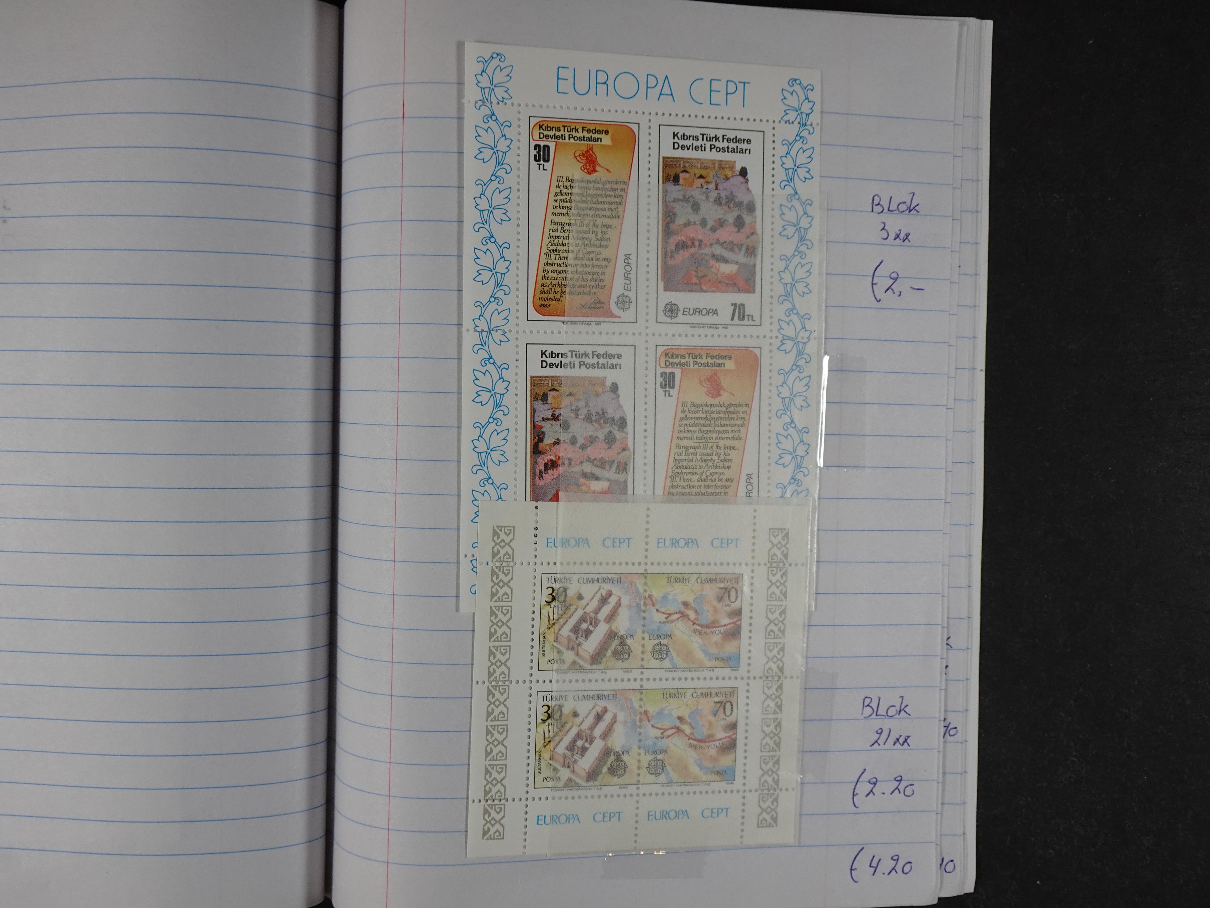 Mooie partij gelopen Rondzendboekjes.
Veel postfris.
Enorme restwaarde 1025