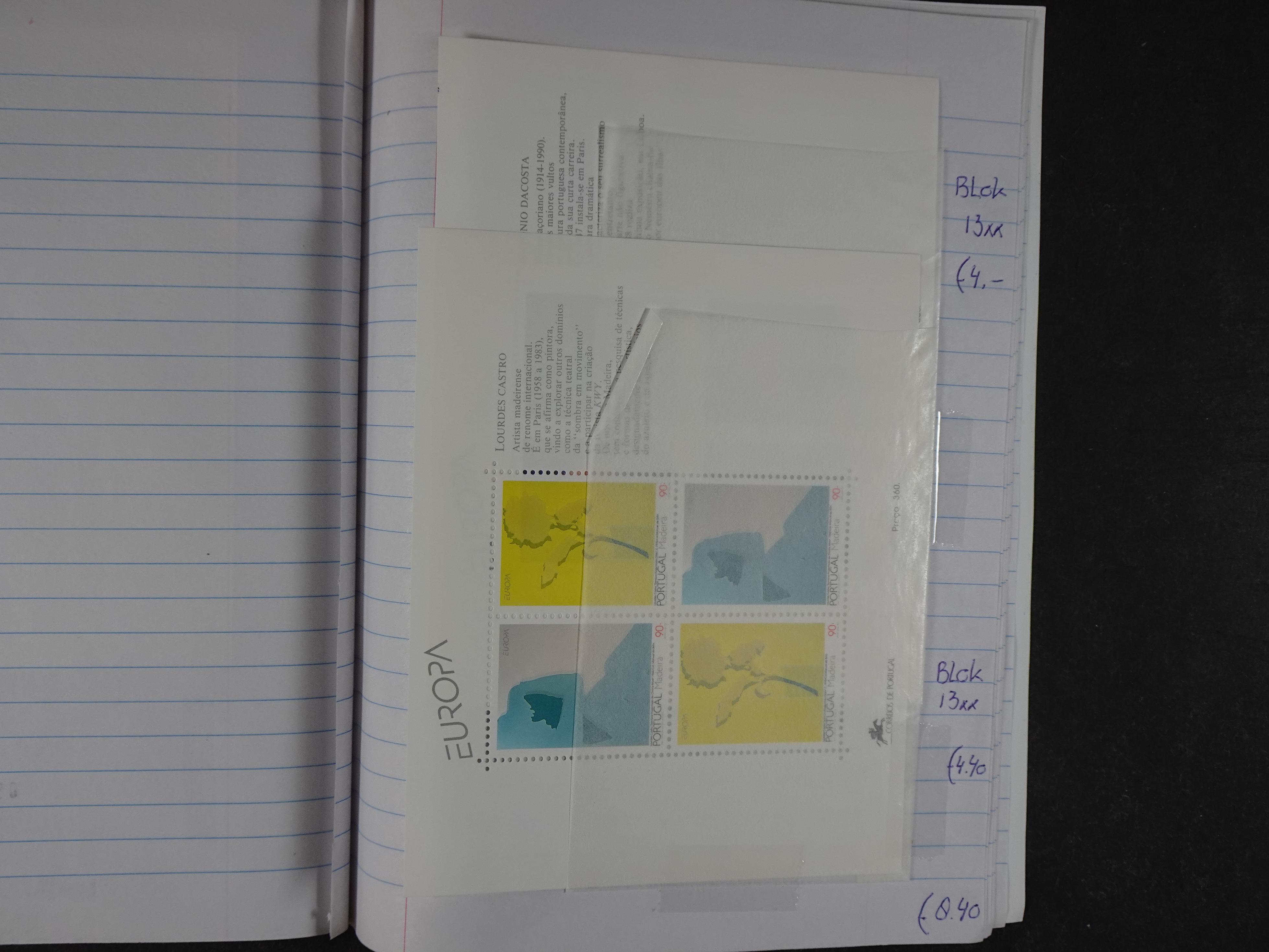 Mooie partij gelopen Rondzendboekjes.
Veel postfris.
Enorme restwaarde 1027