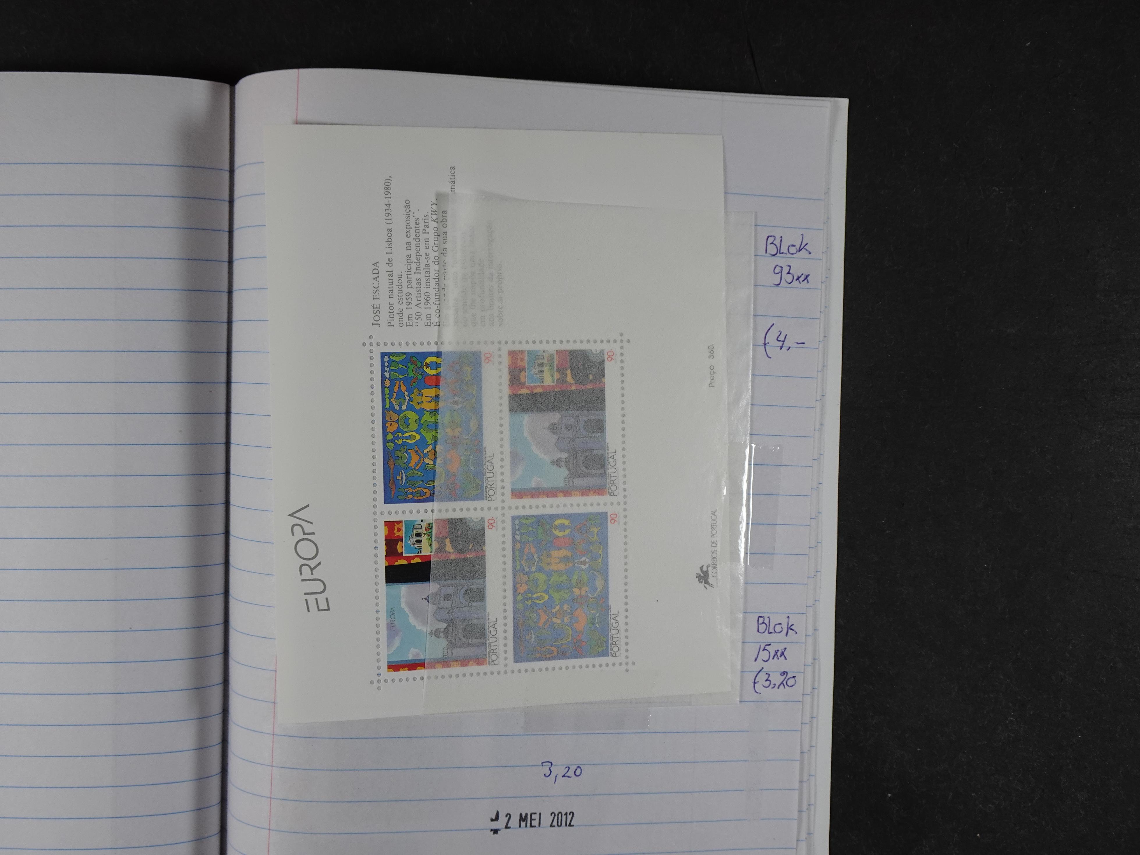 Mooie partij gelopen Rondzendboekjes.
Veel postfris.
Enorme restwaarde 1028