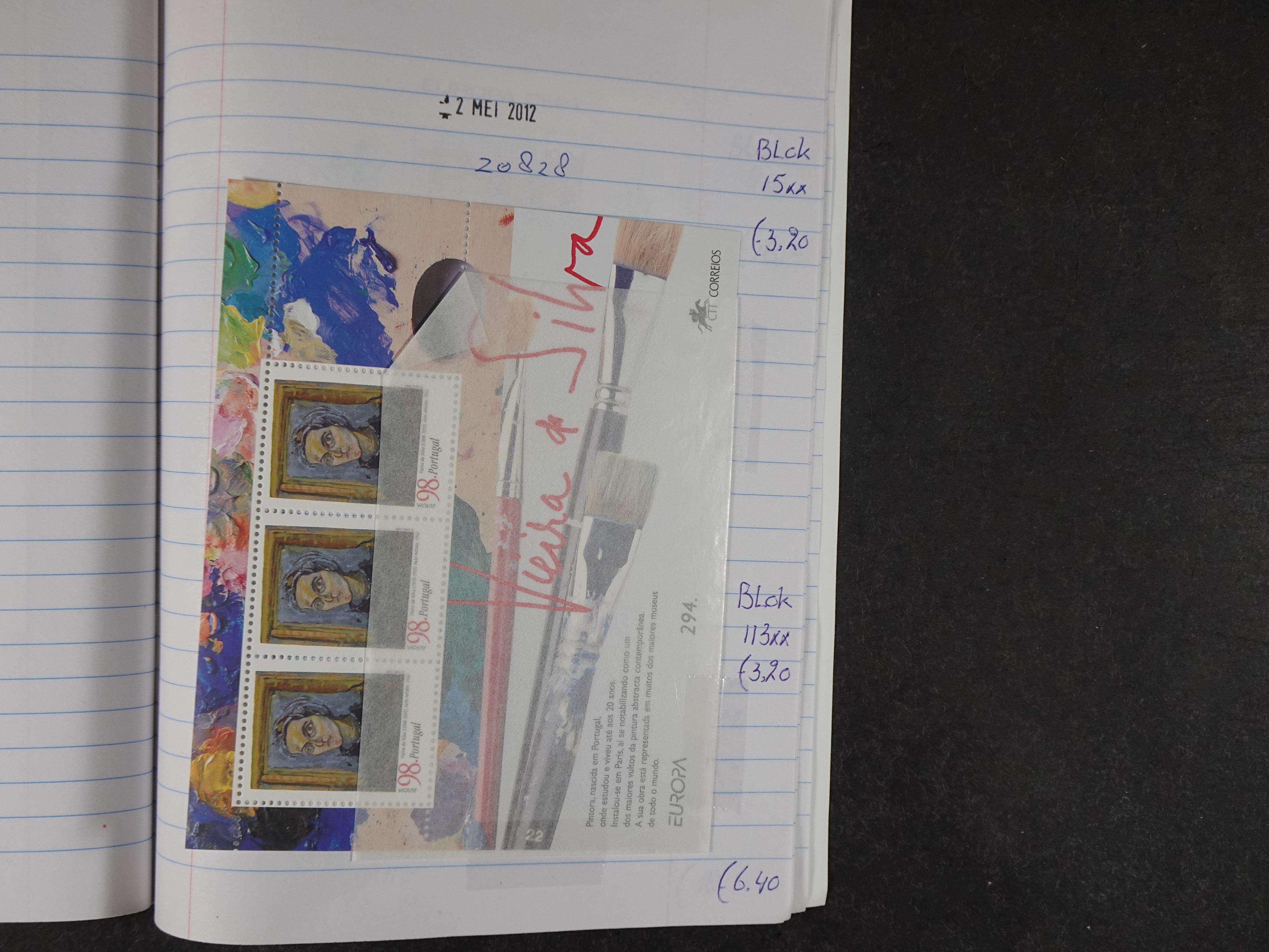 Mooie partij gelopen Rondzendboekjes.
Veel postfris.
Enorme restwaarde 1029