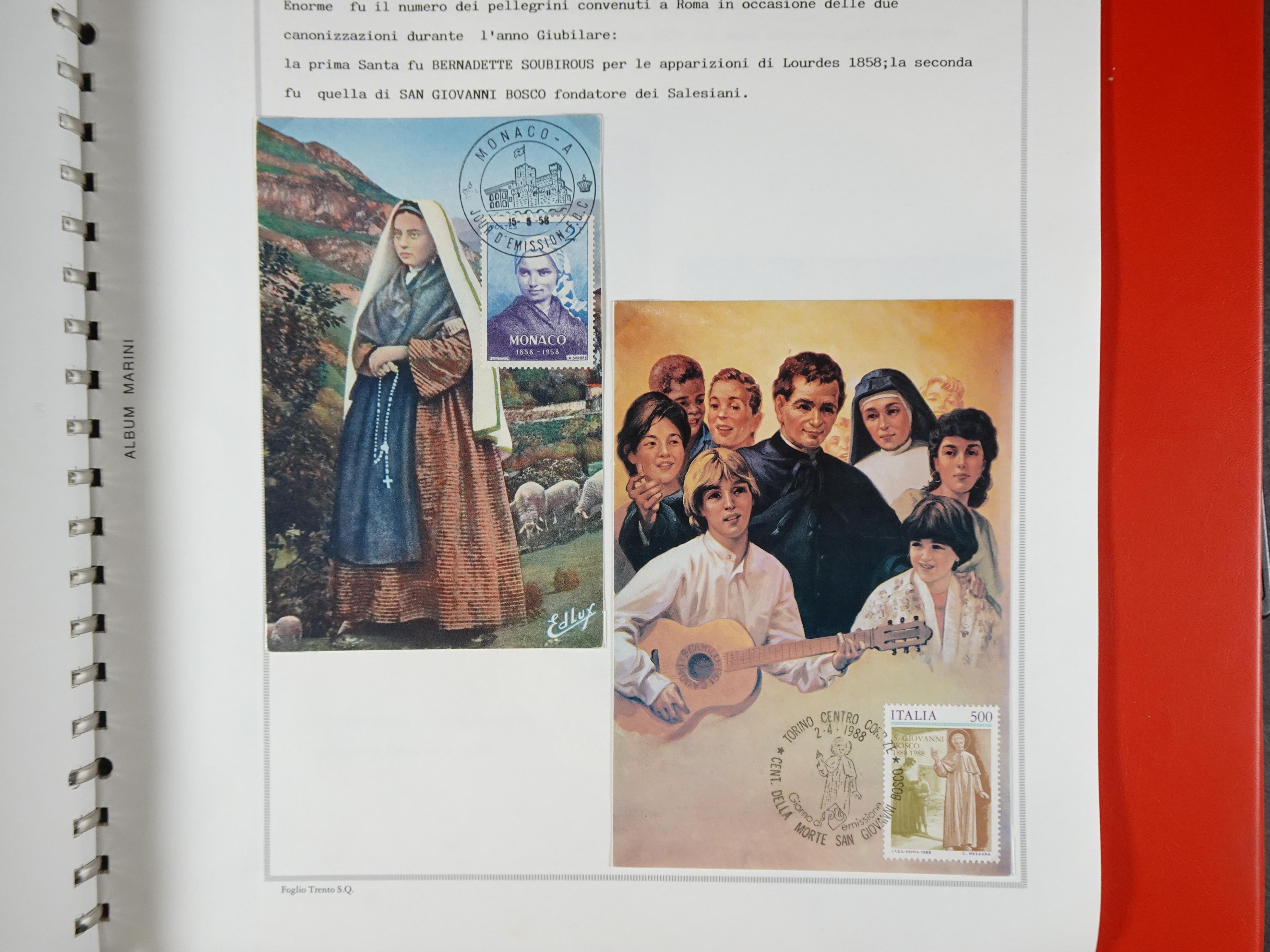 Mooie collectie motief Año Santo mooi opgezet geheel. Leuke waarde. 136