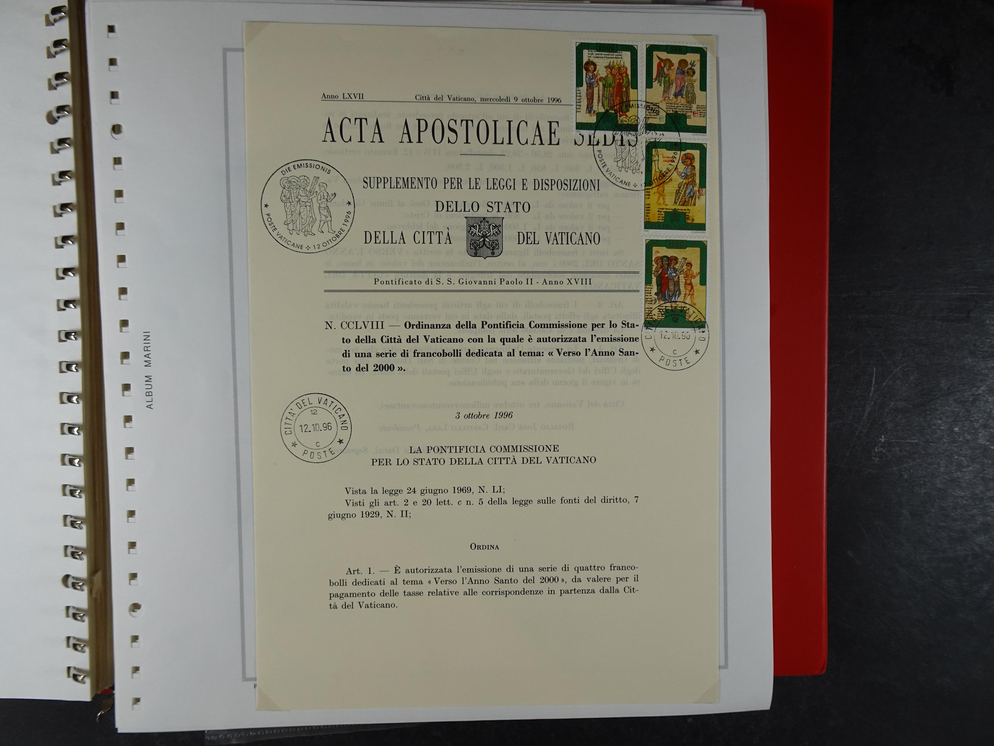 Mooie collectie motief Año Santo mooi opgezet geheel. Leuke waarde. 172