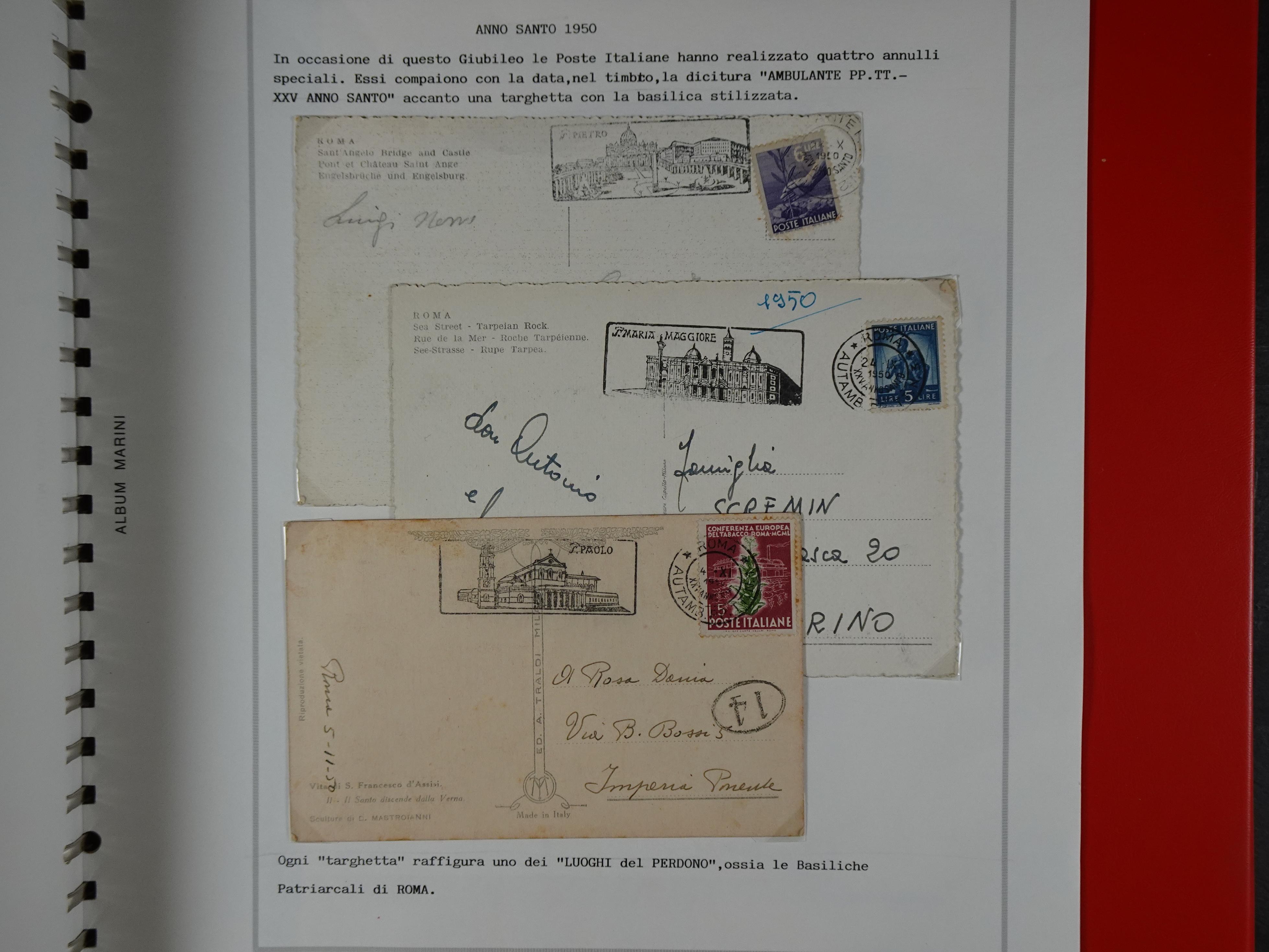 Mooie collectie motief Año Santo mooi opgezet geheel. Leuke waarde. 261