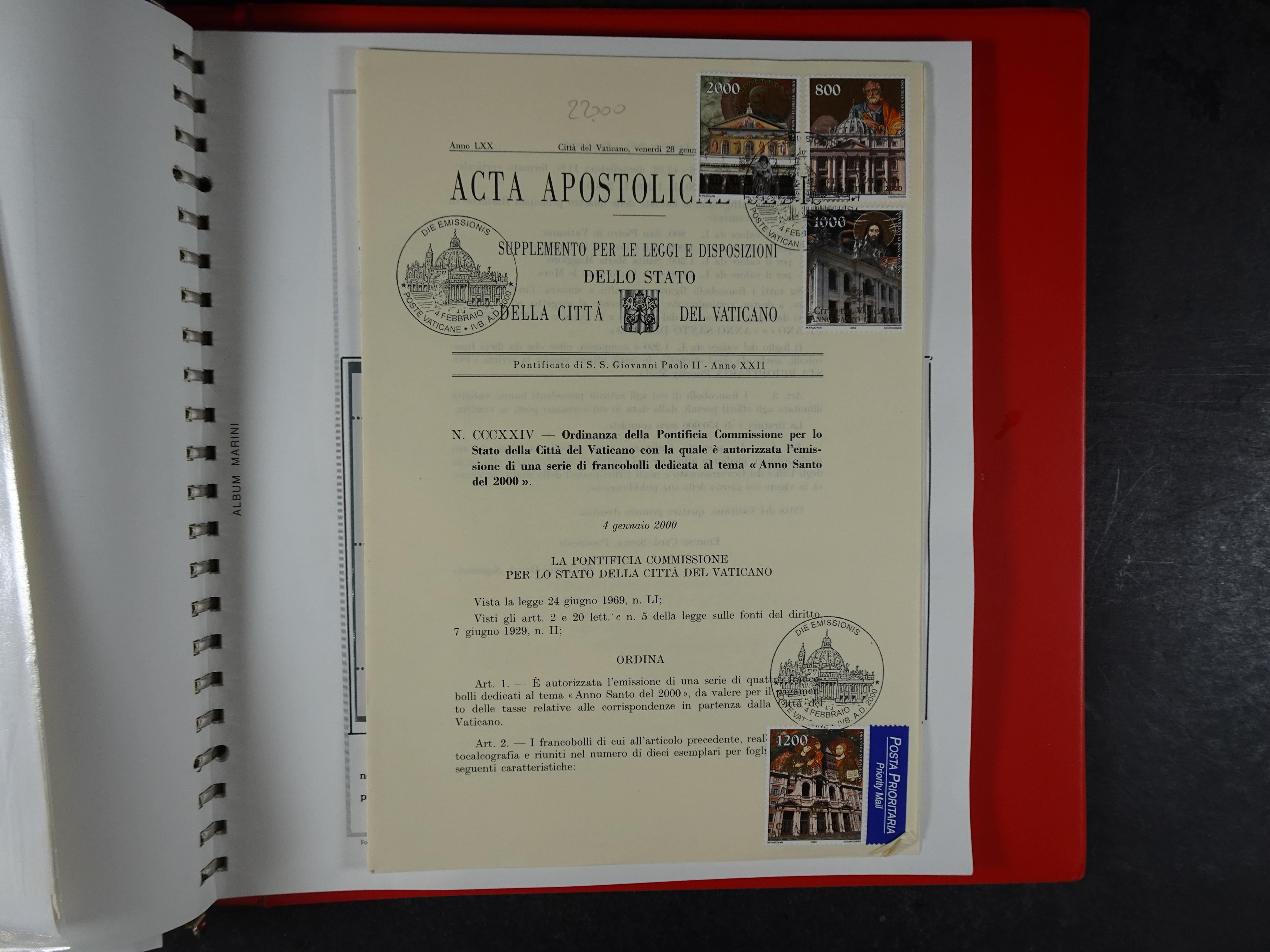 Mooie collectie motief Año Santo mooi opgezet geheel. Leuke waarde. 332