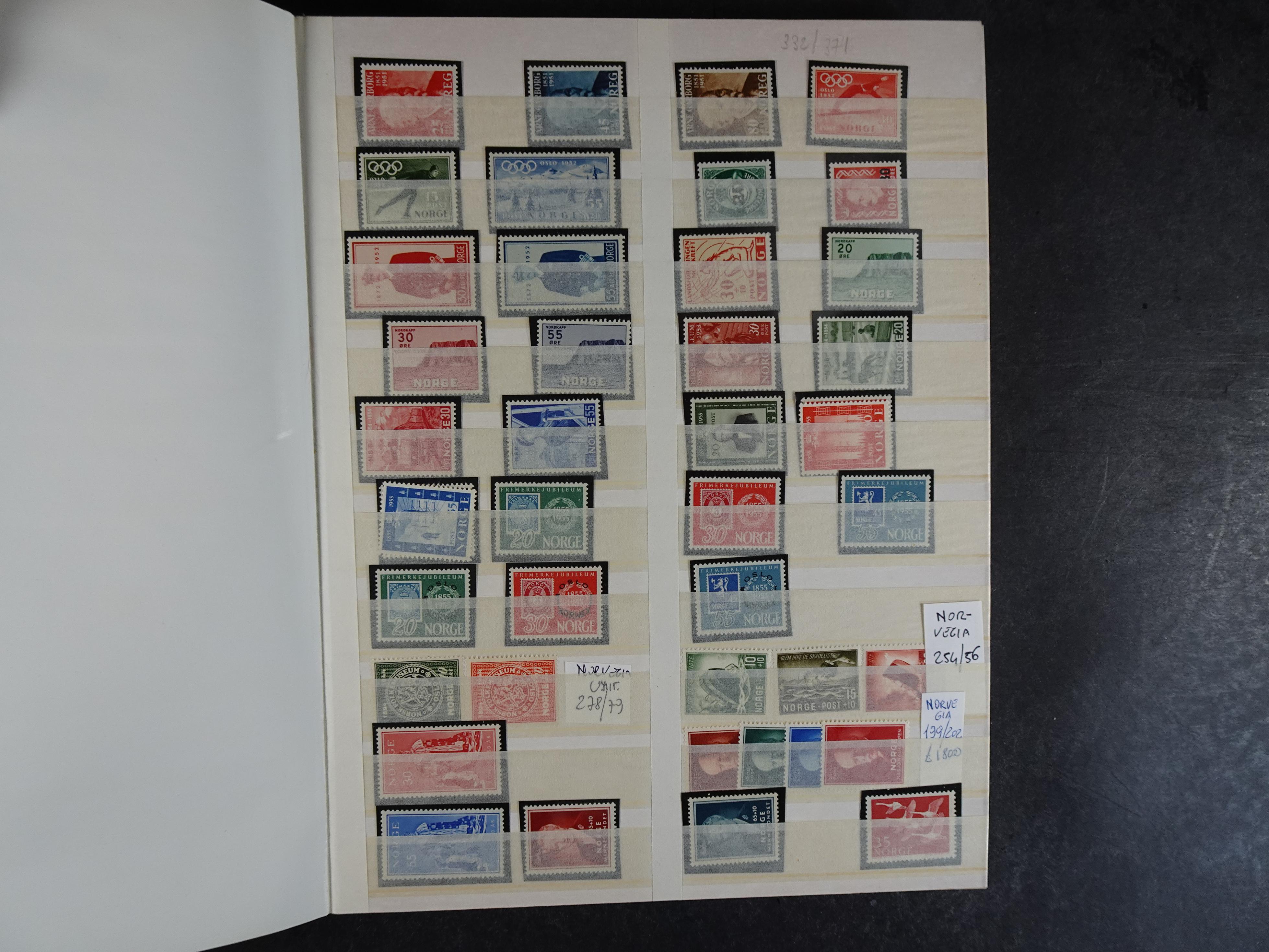 Noorwegen en Aland leuke verzameling.