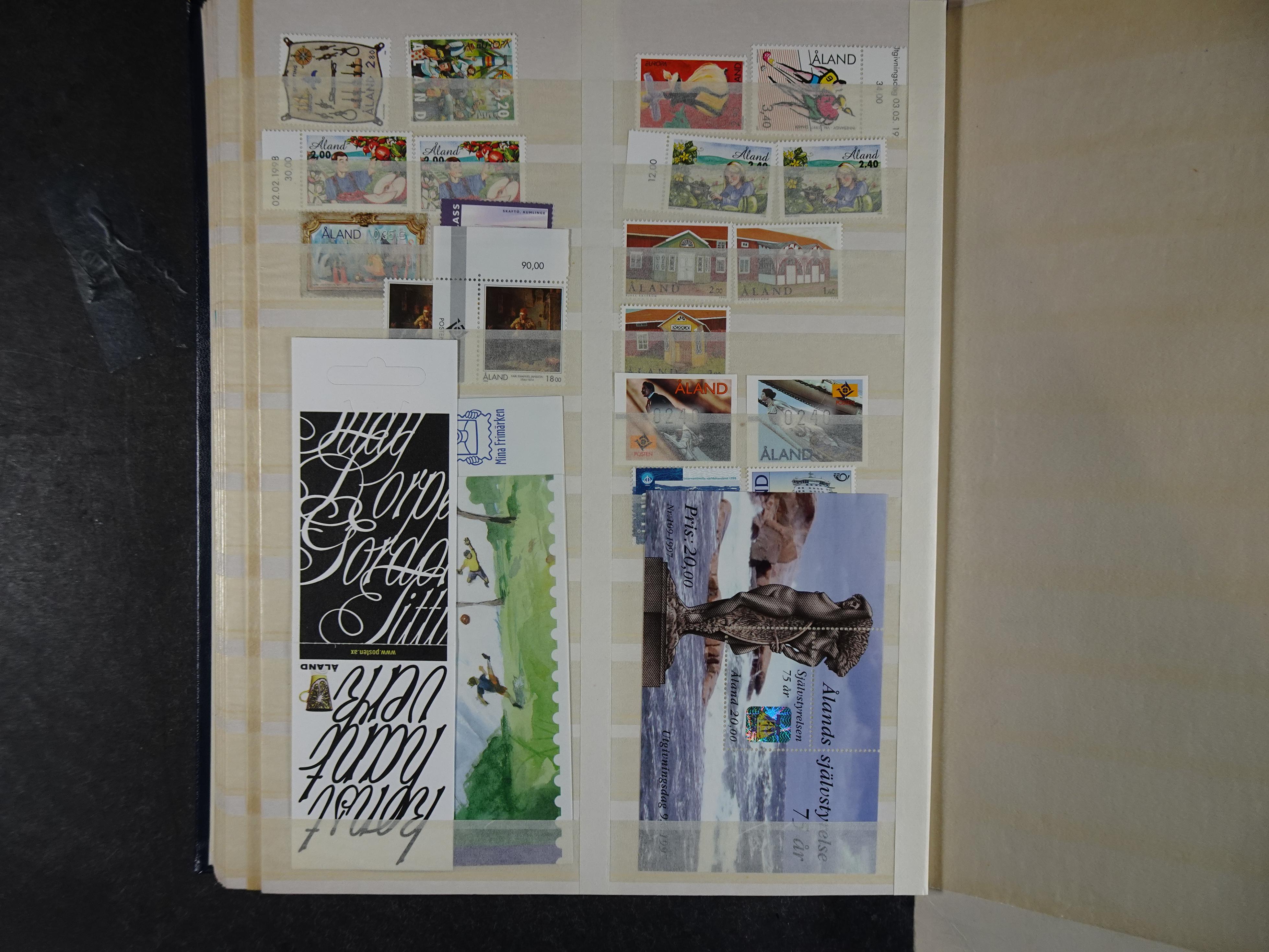 Noorwegen en Aland leuke verzameling. 24