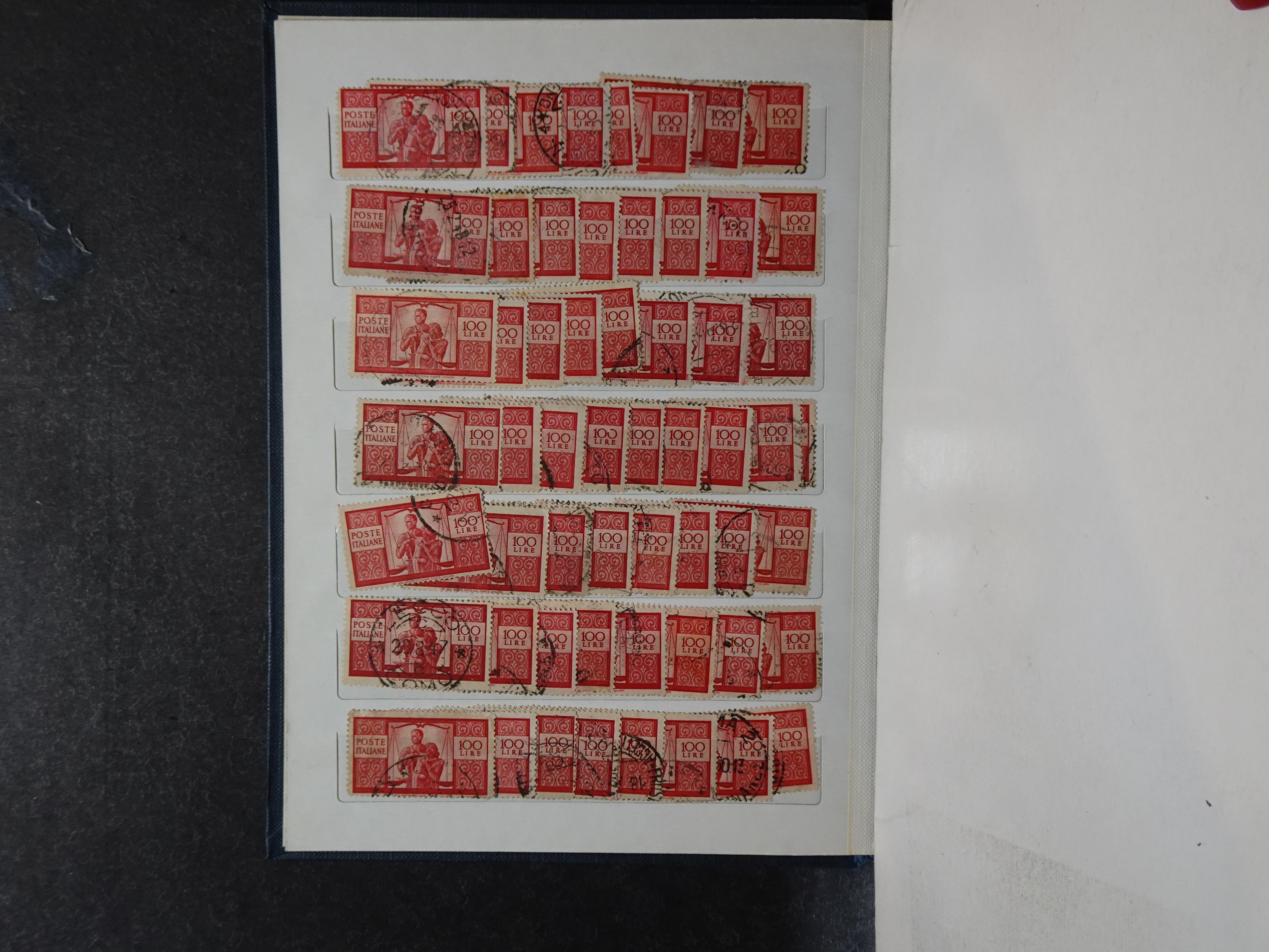 Gestempelde stock betere waardes jaren 40 -50. Zeer hoge cat waarde. 2