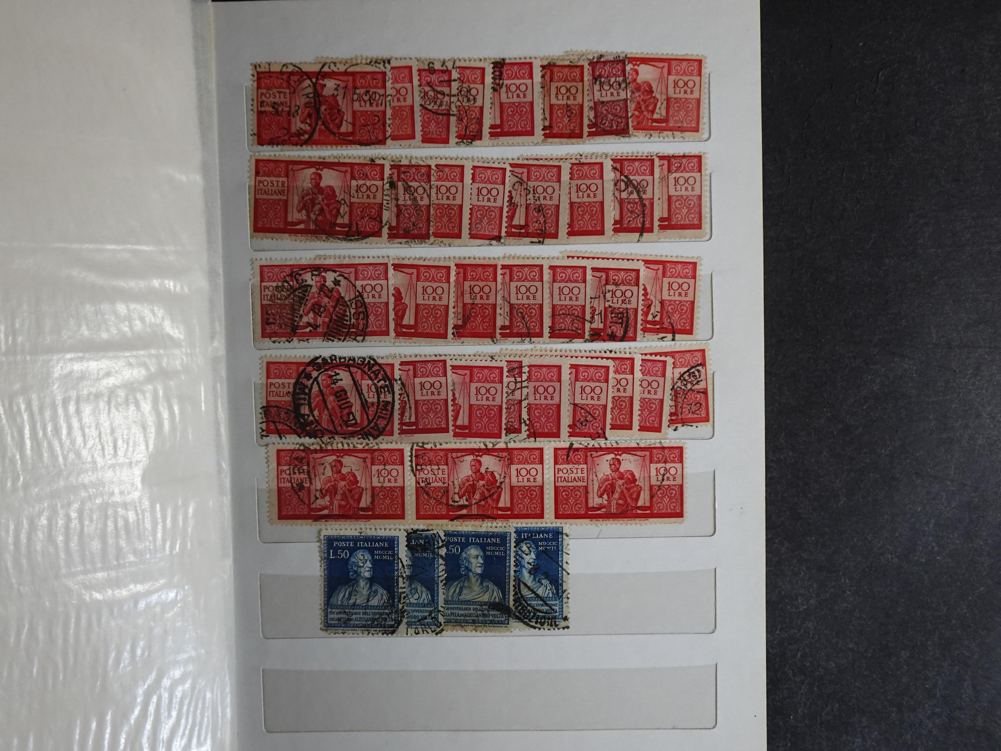 Gestempelde stock betere waardes jaren 40 -50. Zeer hoge cat waarde. 3