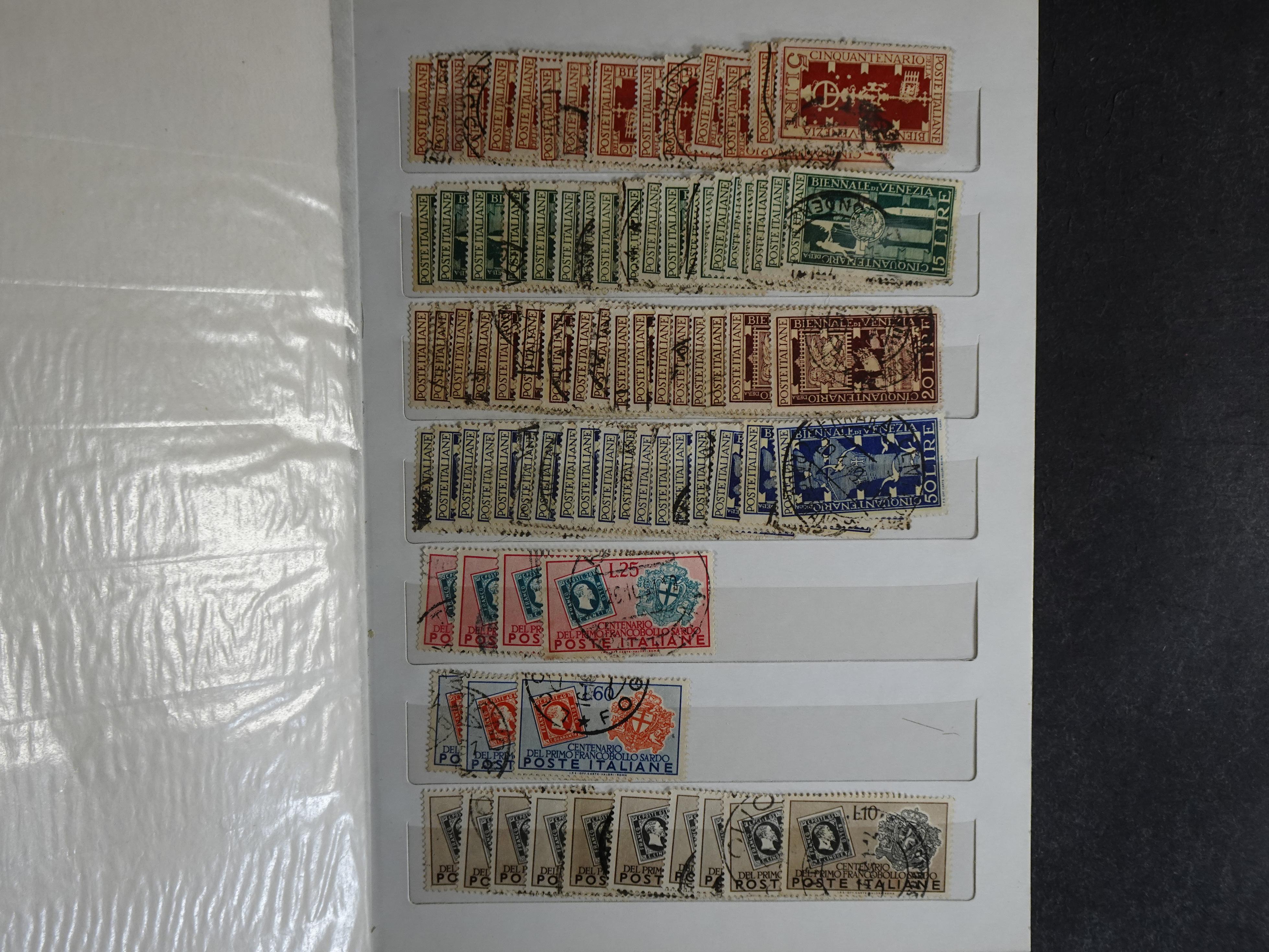 Gestempelde stock betere waardes jaren 40 -50. Zeer hoge cat waarde. 7