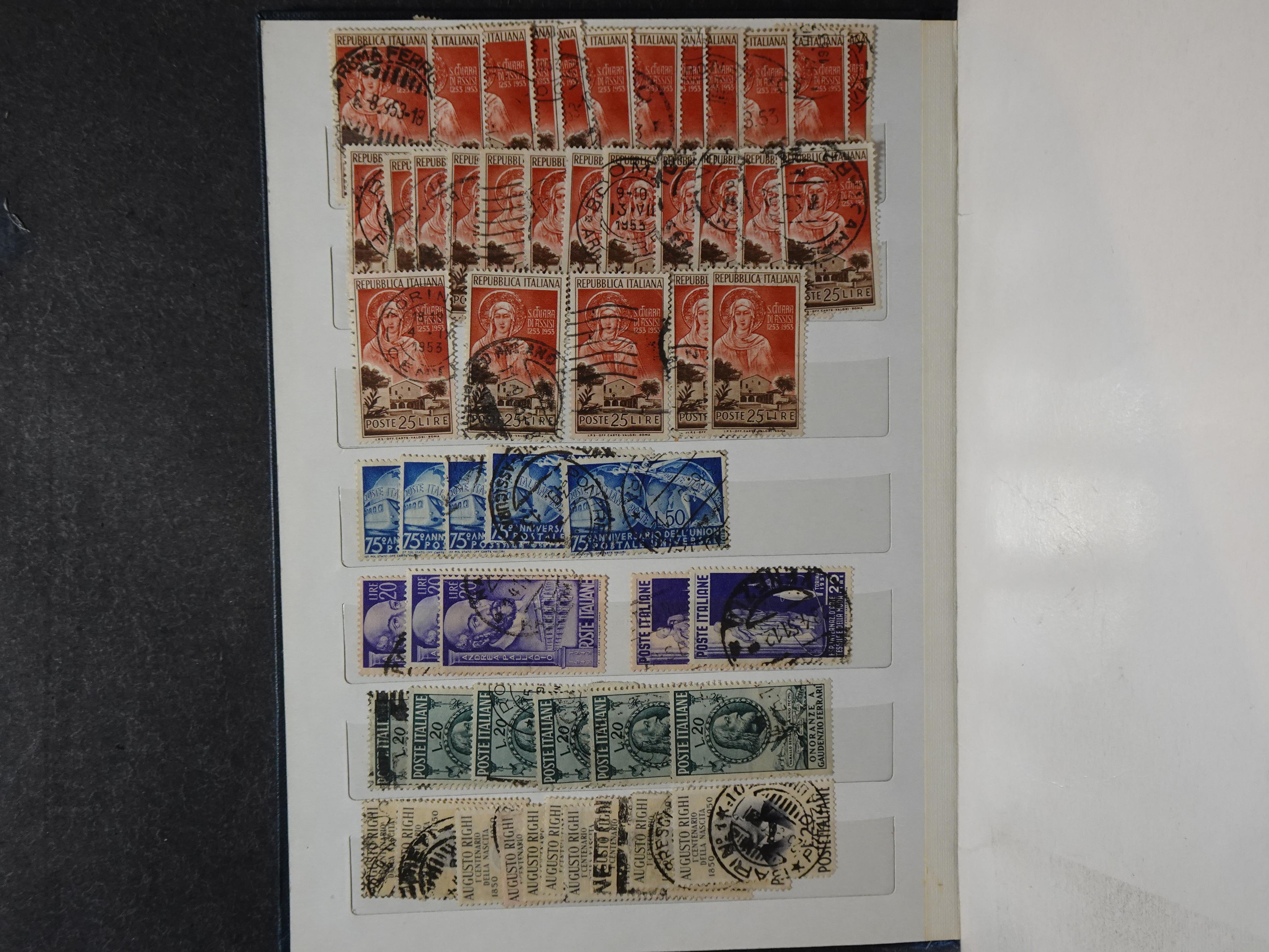 Gestempelde stock betere waardes jaren 40 -50. Zeer hoge cat waarde. 8